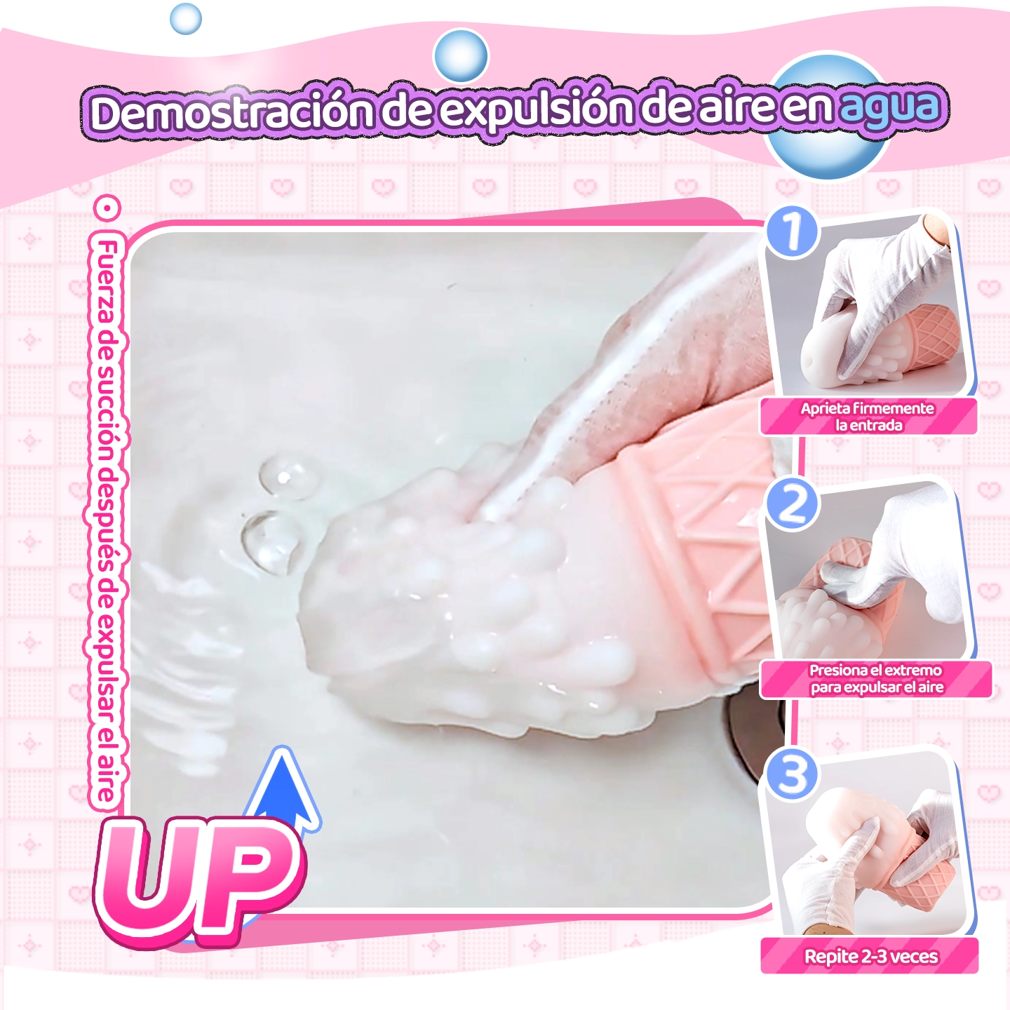 Dr.YUU Masturbador Masculino de Helado con Doble Material y Succión - Recomendado,Ideal Principiantes,Succión,Diseño Discreto