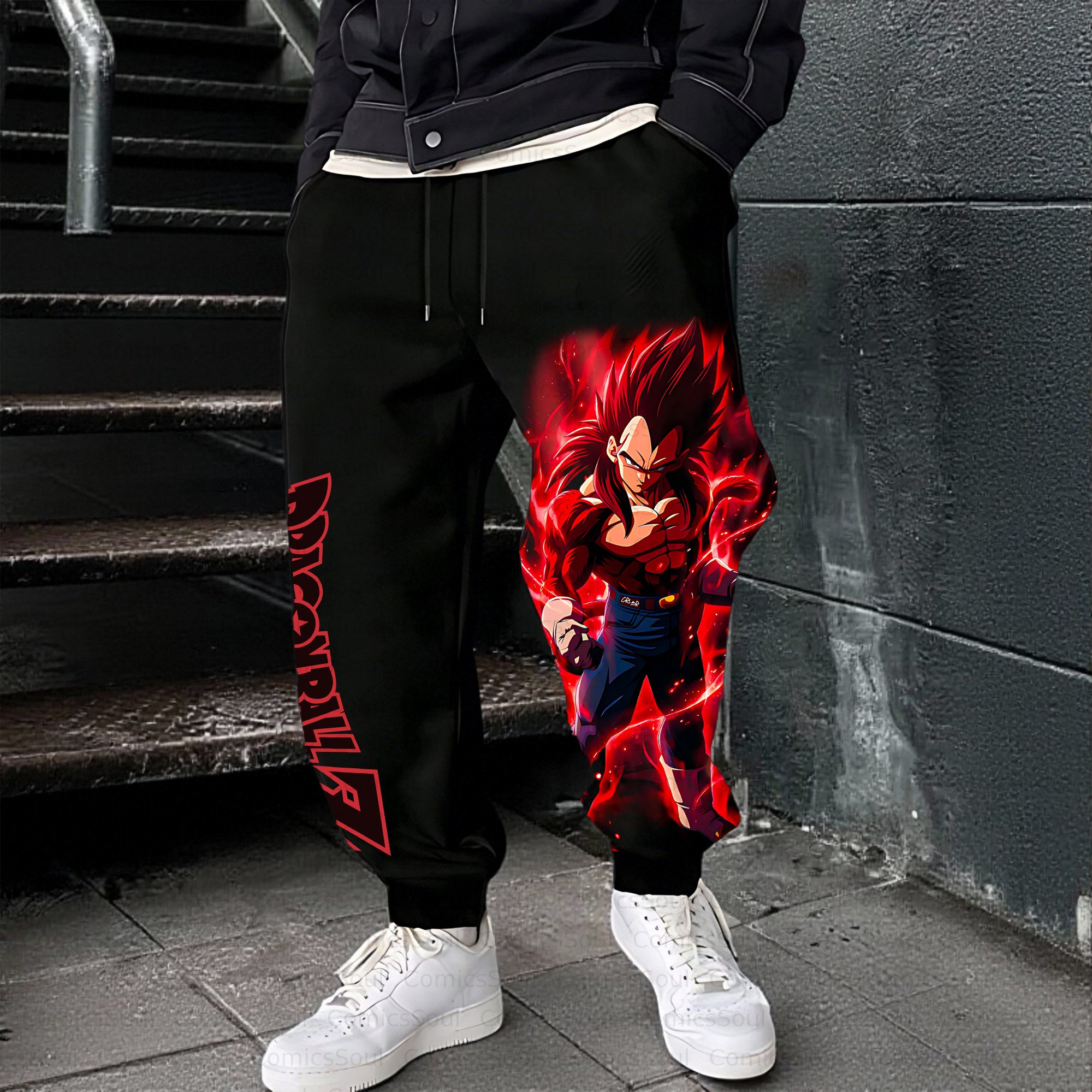 Unisex Casual Anime Streetwear Pant