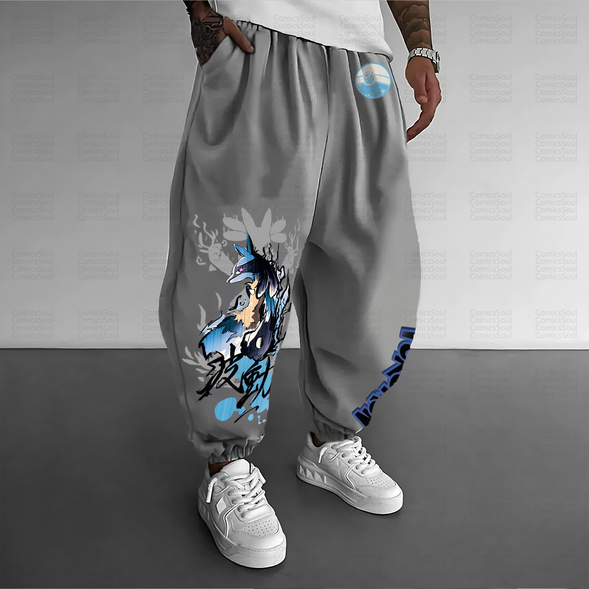 Unisex Anime Inspired Vintage Pants丨Comicssoul