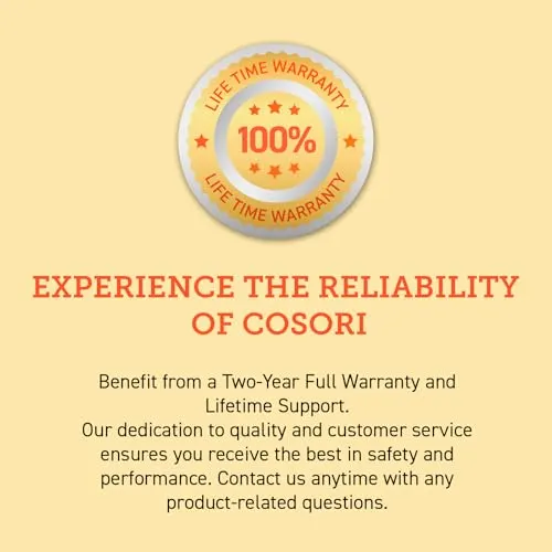COSORI TwinFry Dual Air Fryer 10L Convertible 8-in-1