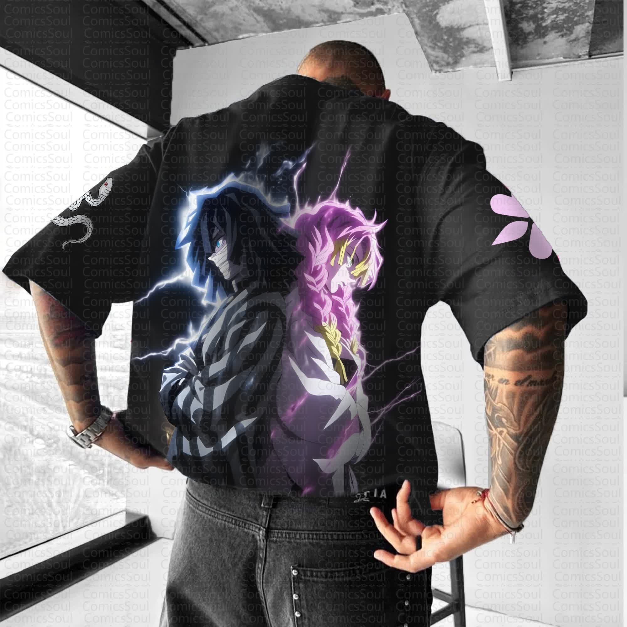 Unisex Anime Inspired Vintage T-Shirt丨Comicssoul