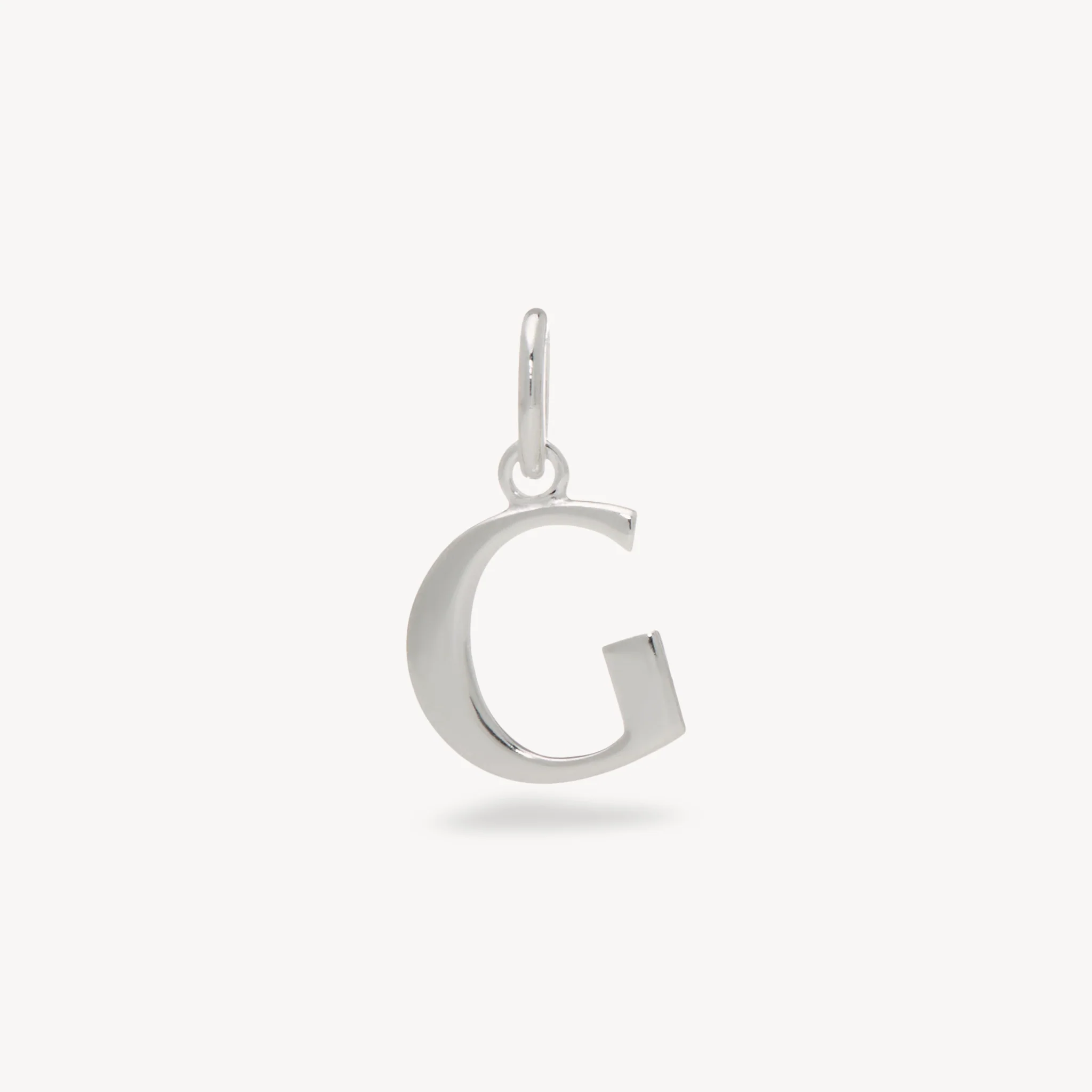 Sterling Silver Letter Charm