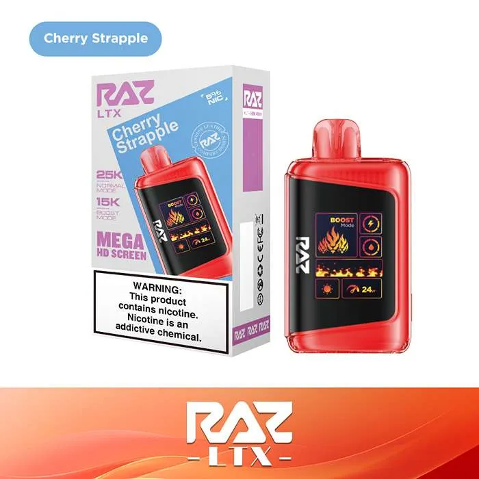 Cherry Strapple Raz Flavor