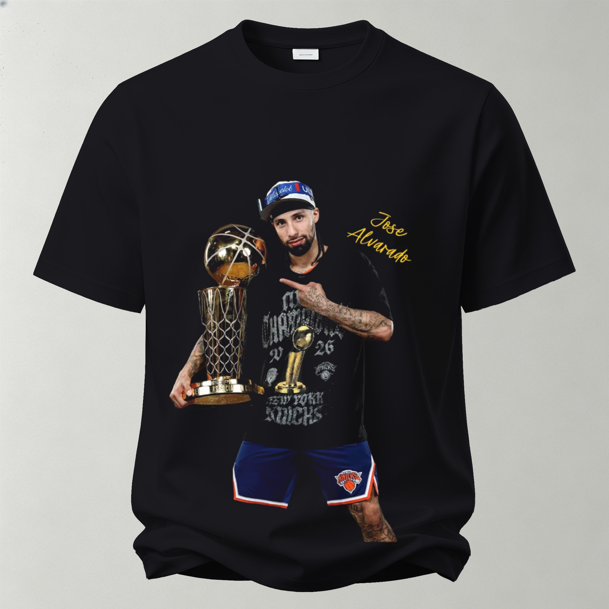 Jose Alvarado New York Knicks Printed Unisex Oversized T-shirt