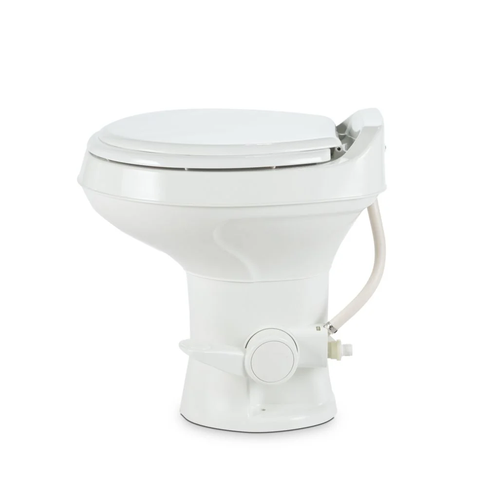 Dometic 302300071 300 Series Standard Height Heavy Duty Plastic RV Toilet, White