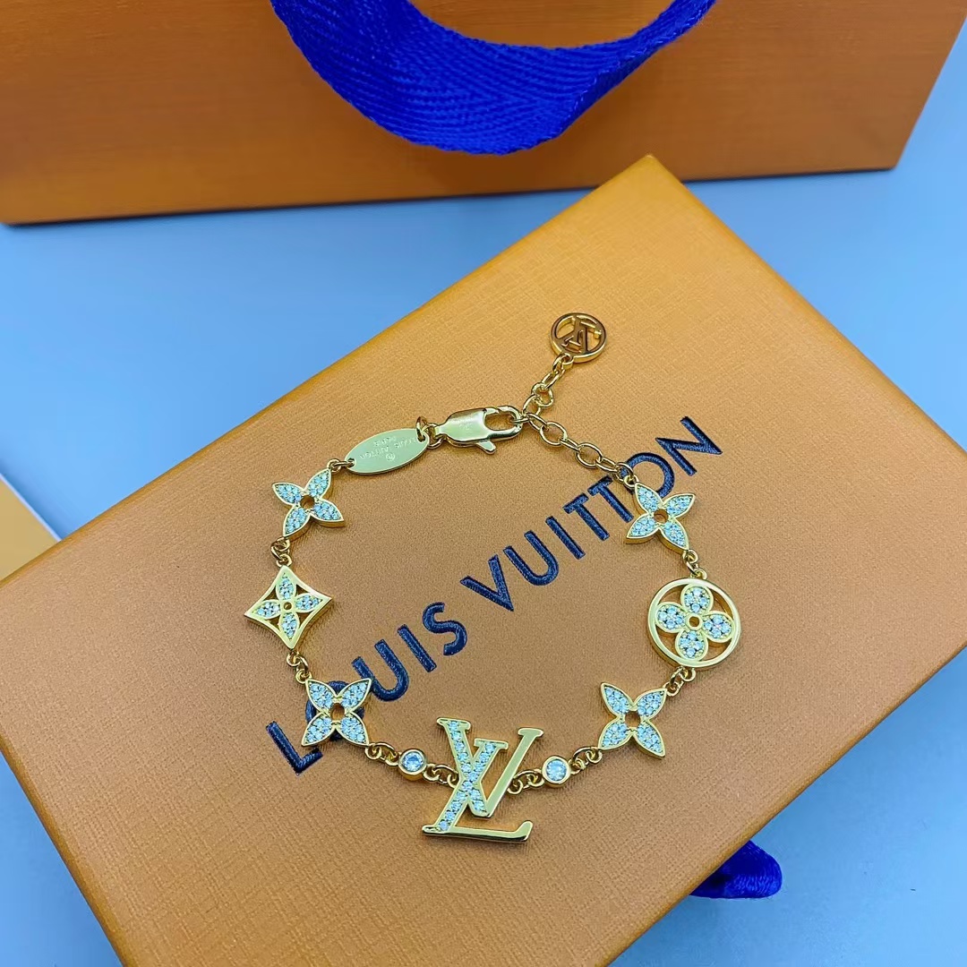 Louis Vuitton LV Letters Bracelet - Original Replica Club