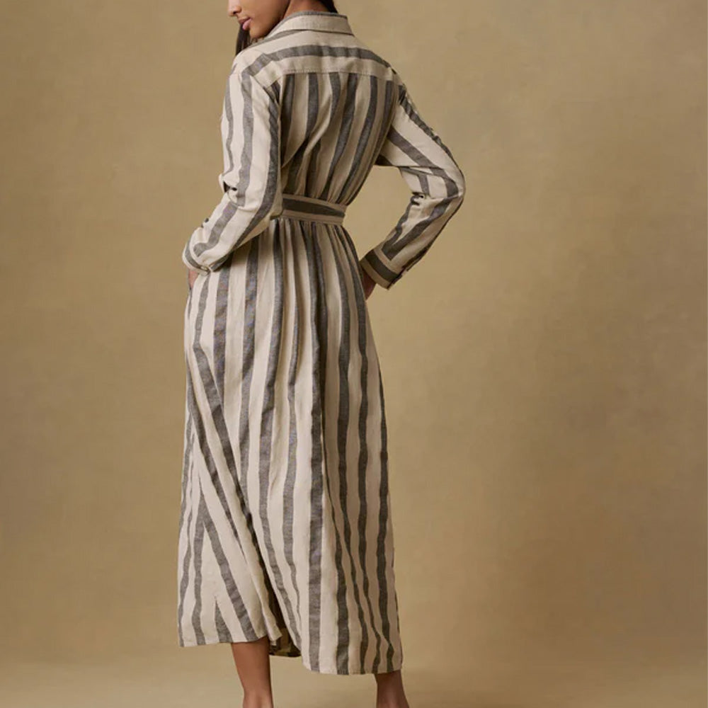 Faherty - Robe portefeuille Julia - Rayure De Pine Bay