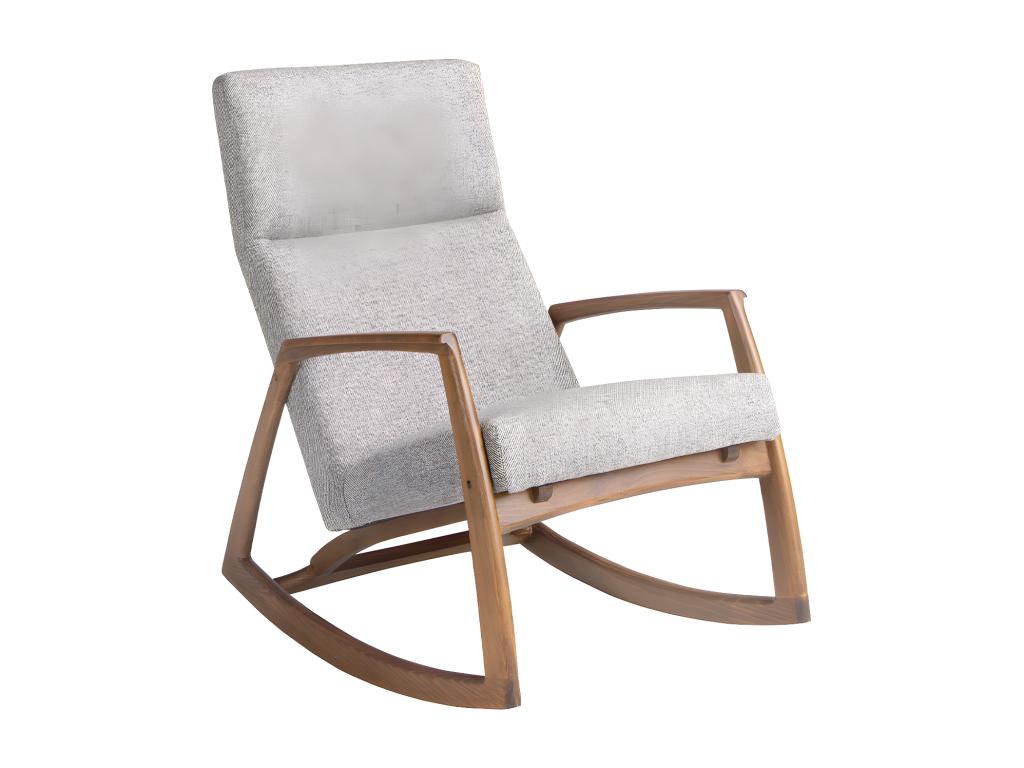 Sillón mecedora tela gris 5106 Nestleano