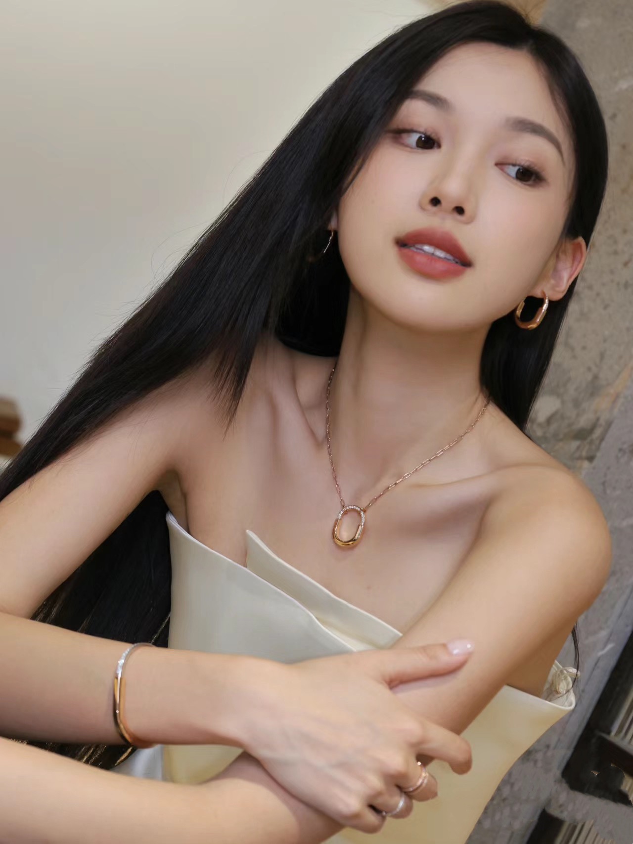 Tiffany Long Lock Pendant Necklace - Original Replica Club