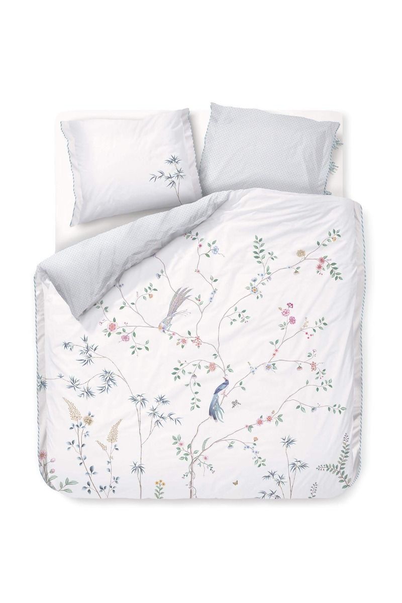 Duvet Cover Set Bamboo Blossom White
