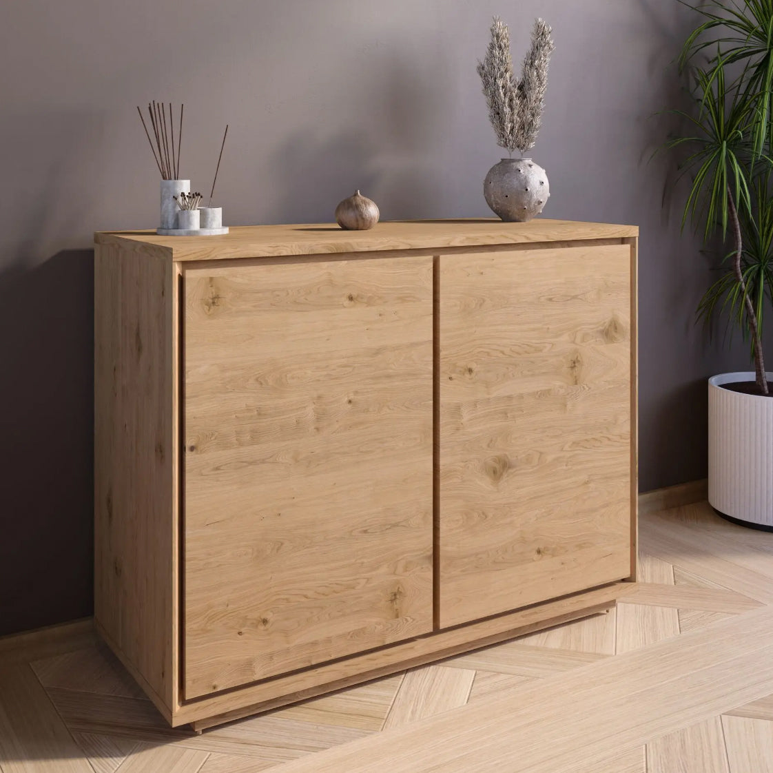 by fonQ Frond Dressoir B 110 cm - Eiken