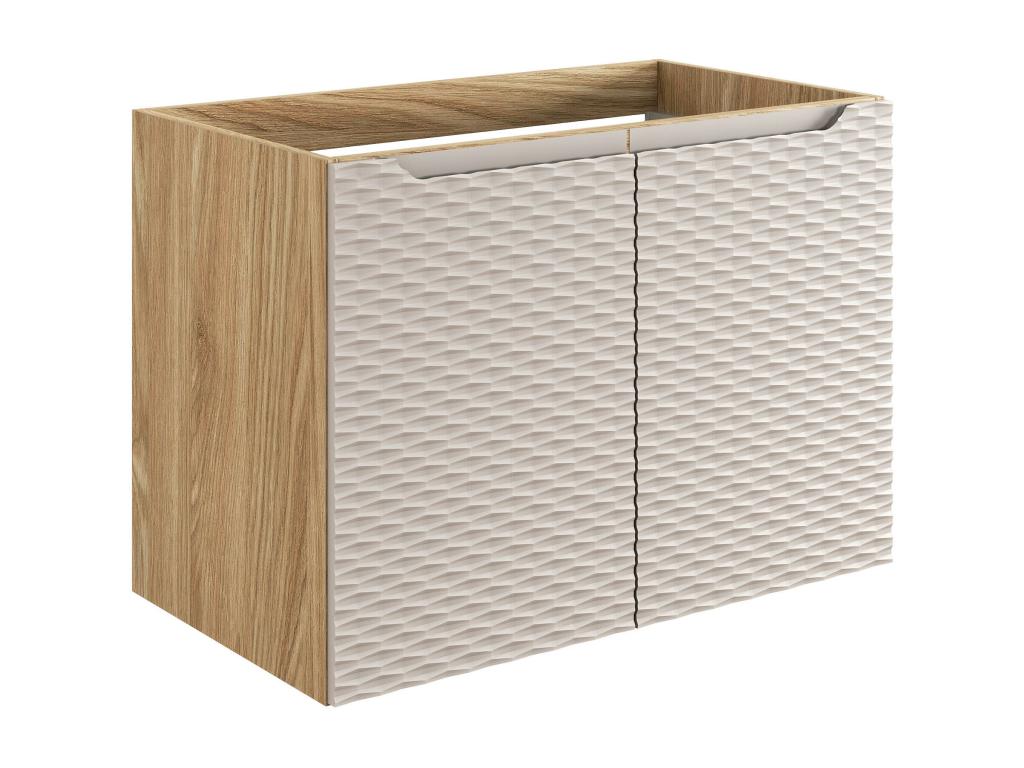 Armario Bajo Lavabos Cozetiq CUW80 2D 80x46x57 Beige