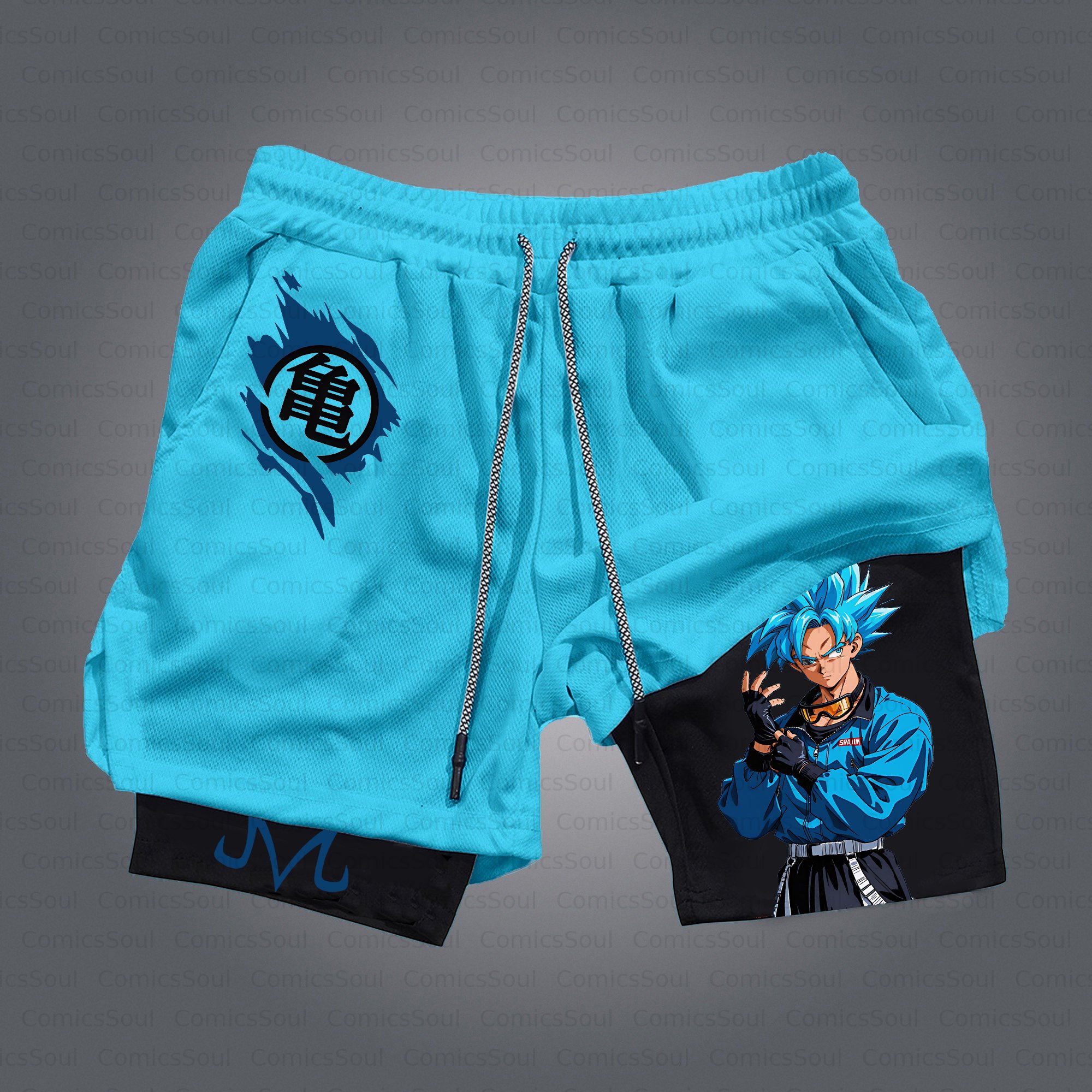 Unisex Casual Anime Style Shorts