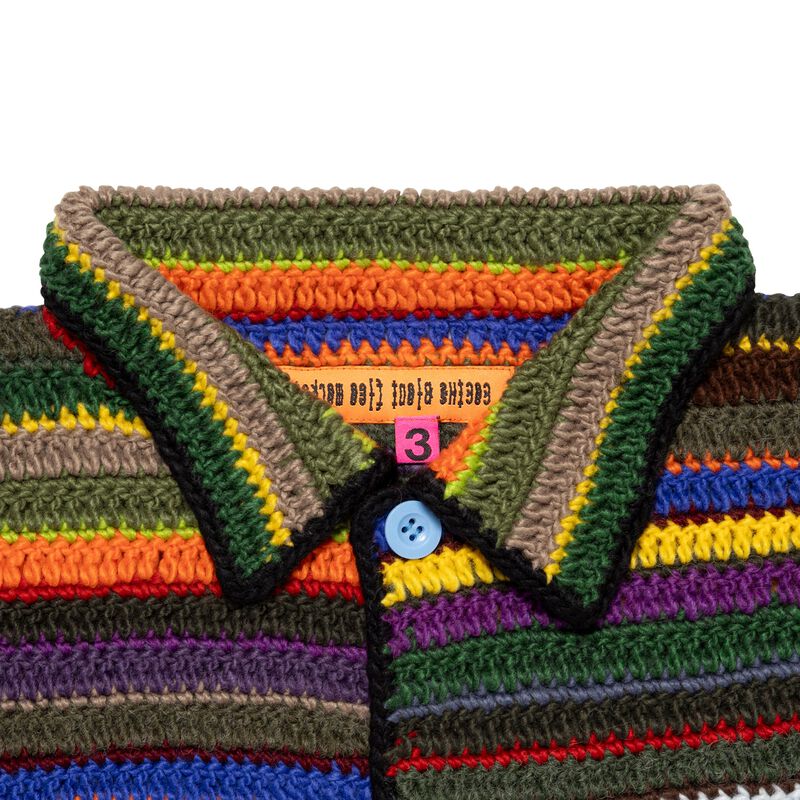 HUMAN MADE CPFM CROCHET KNIT CARDIGAN