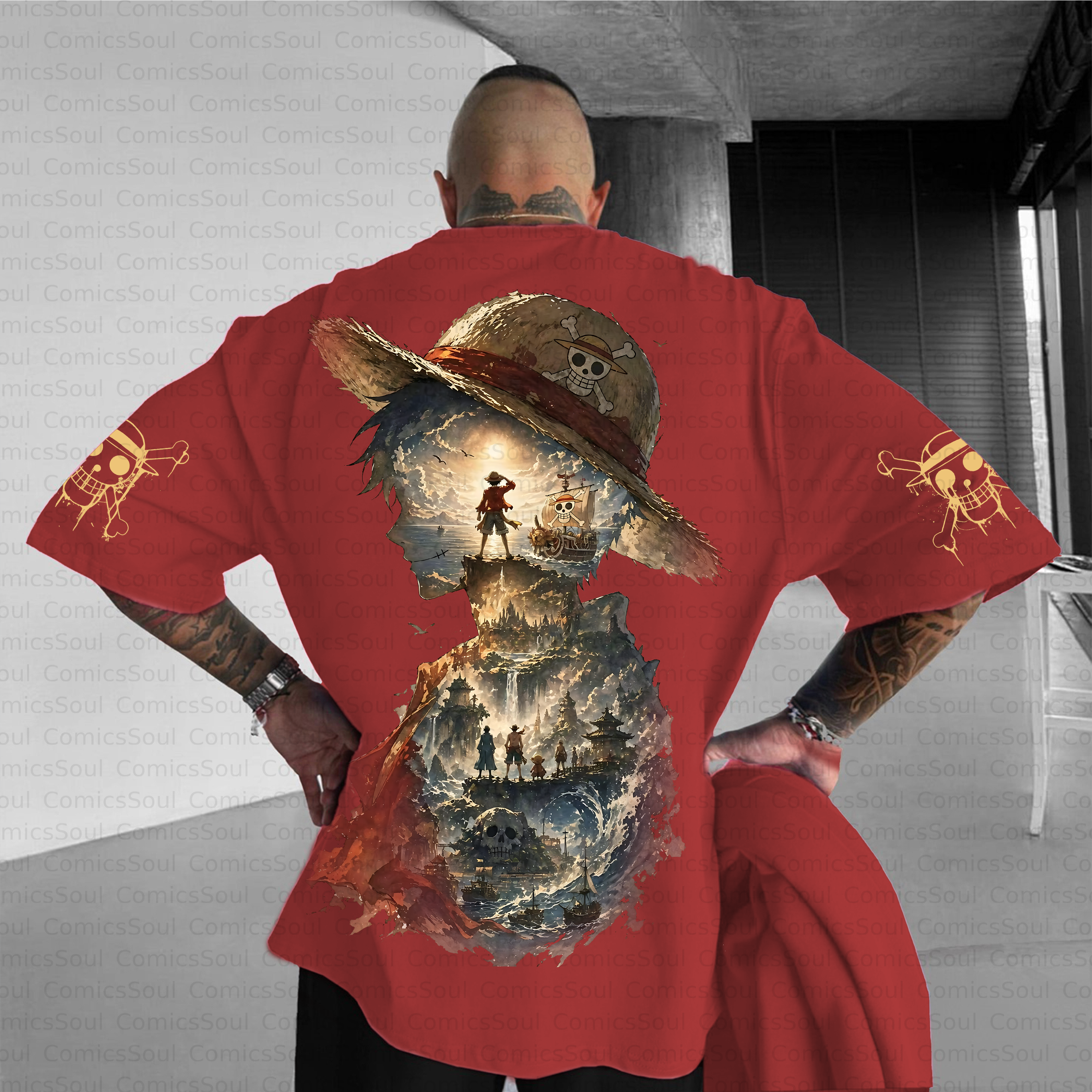 Unisex Anime Inspired Vintage T-Shirt
