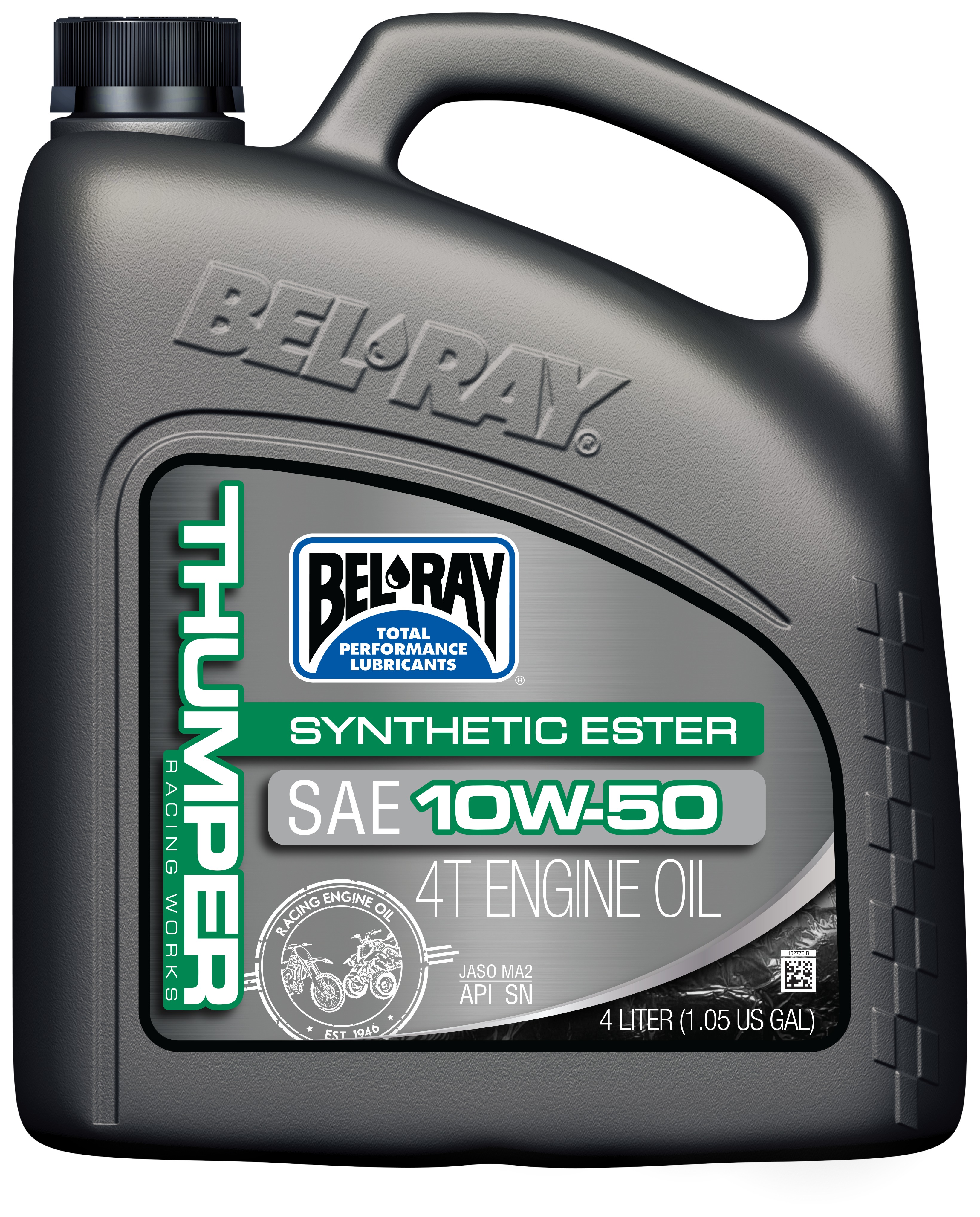 SportsBikeShop Bel-Ray Thumper Racing Works Synthetic Ester 4T Engine Oil