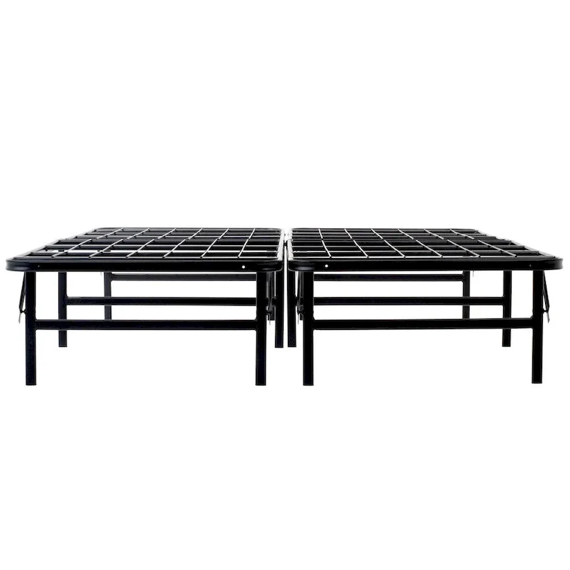 Brookside Foldable Full-Size Platform Bed Frame with Integrated Box Spring