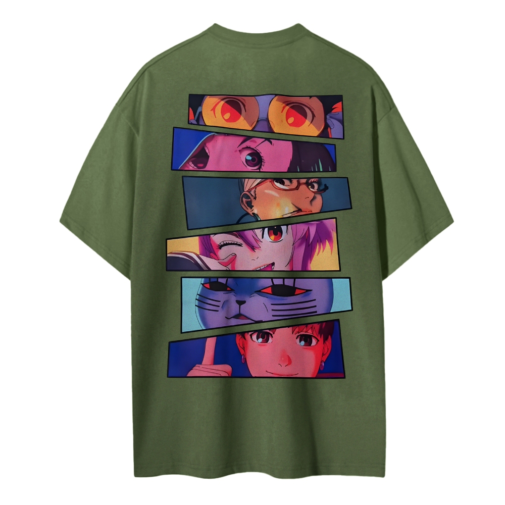 DANDADAN Cotton Unisex Round Neck Anime T-shirt TeeThreads Sustain the Scene with Custom Apparel