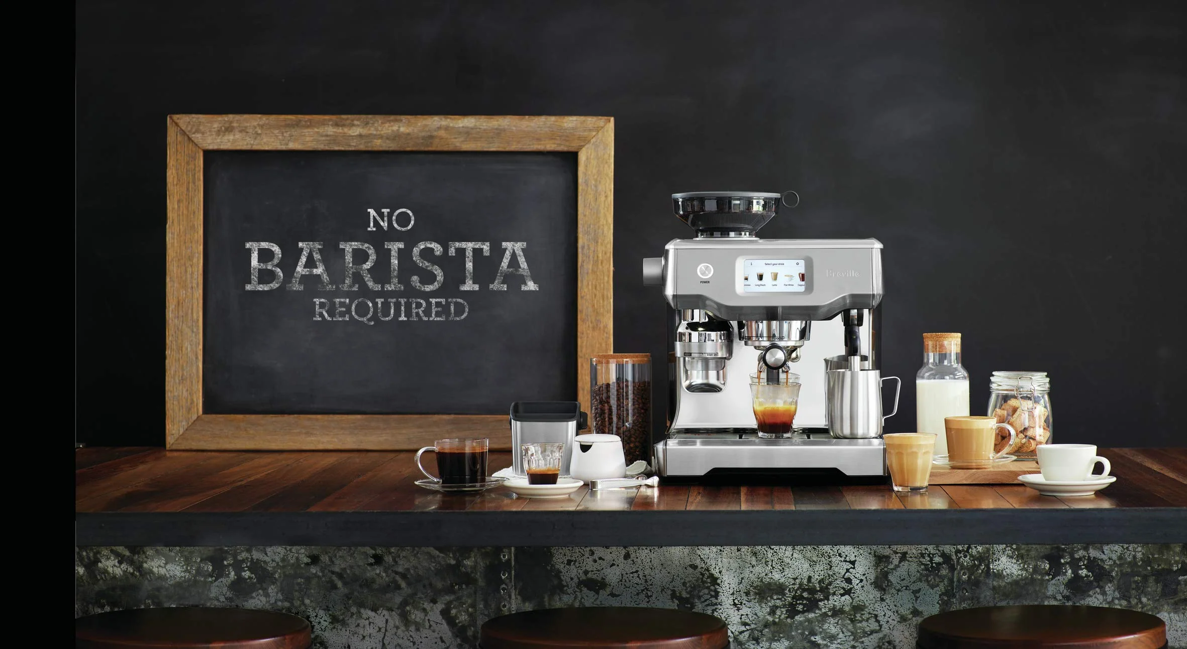 Breville BES990BSSUSC Automatic Espresso Machine