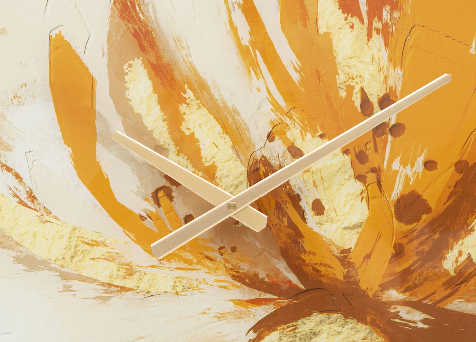 Mauro Ferretti Toply Ronde wandklok in veelkleurige houtvezels