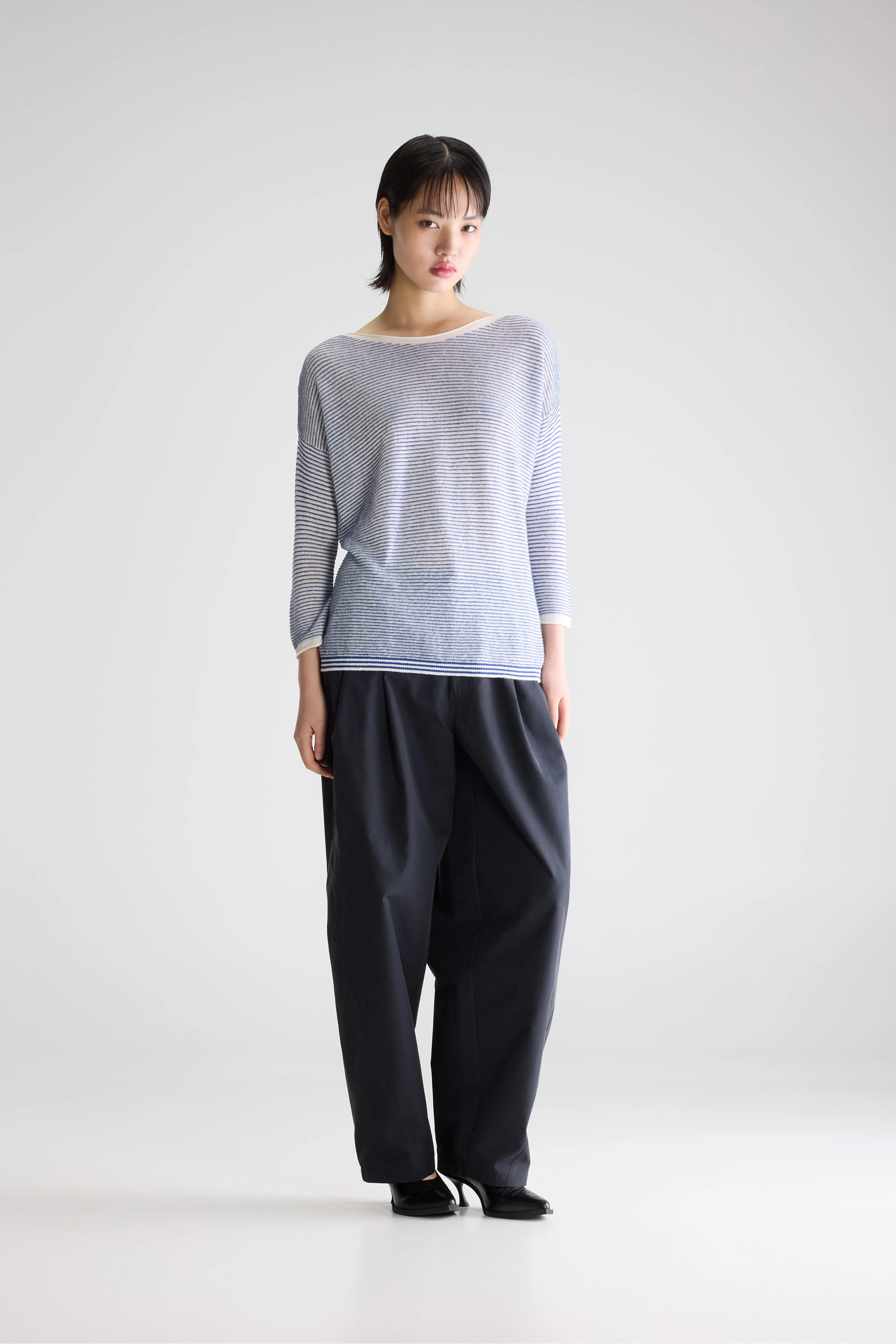 Bellerose Neep boat-neck sweater (261 / W / STRIPE A)