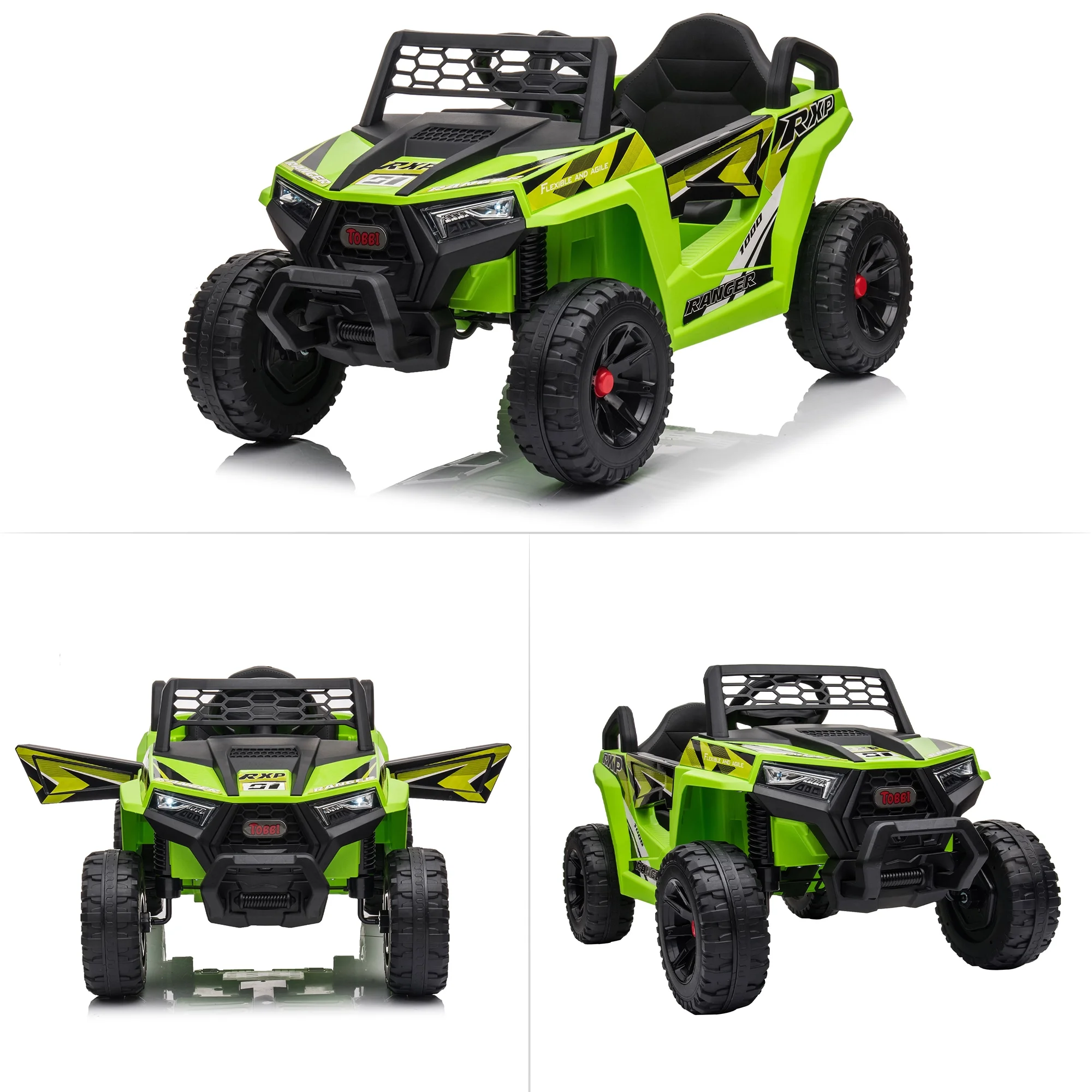 TOBBI 12V Kids Electric off-Road UTV Truck Car Battery Powered Ride on Toys for Girls with LED Headlights, Music, Horn - Image 26