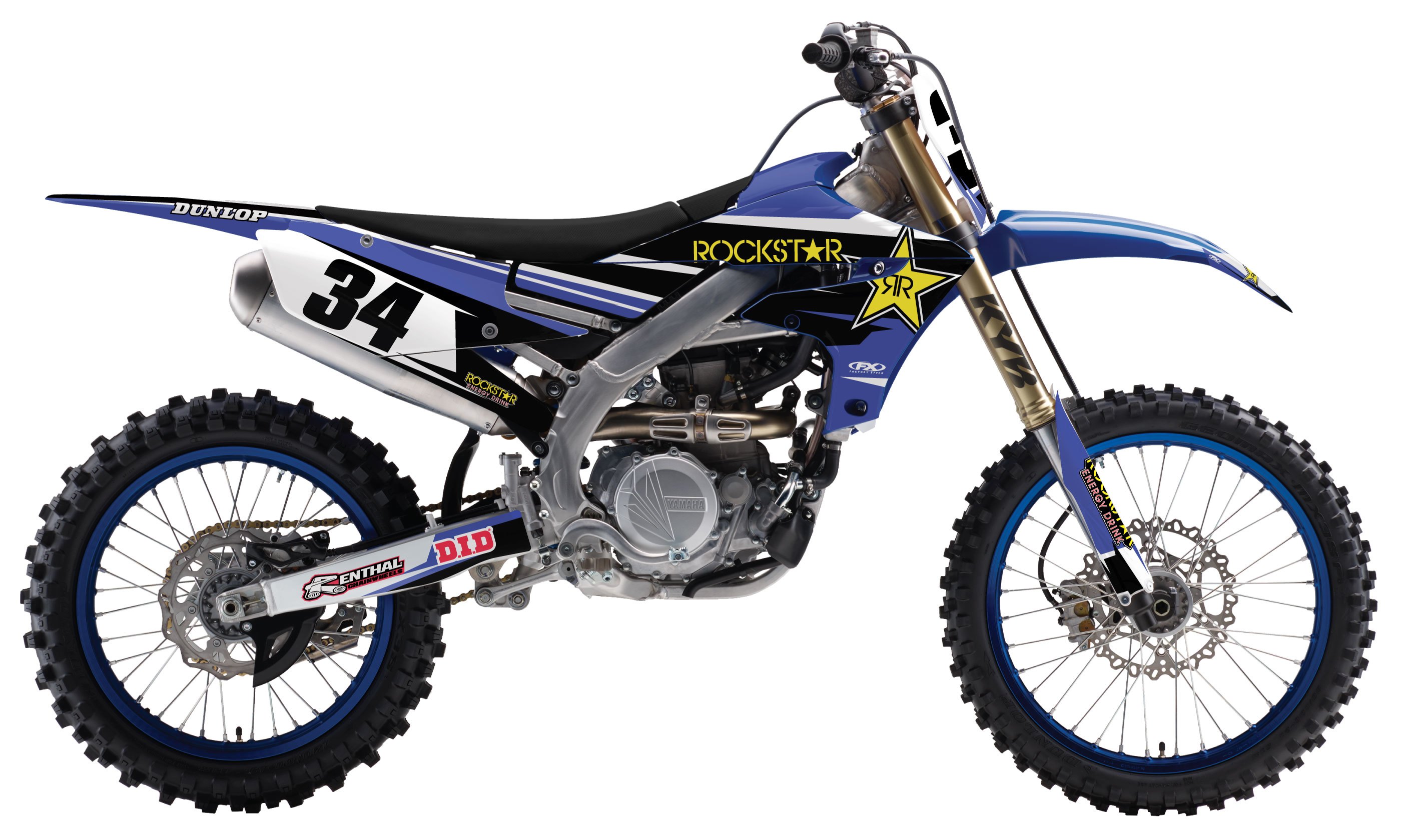 SportsBikeShop Factory Effex Rockstar Shroud / Airbox Graphics Kit 2017
