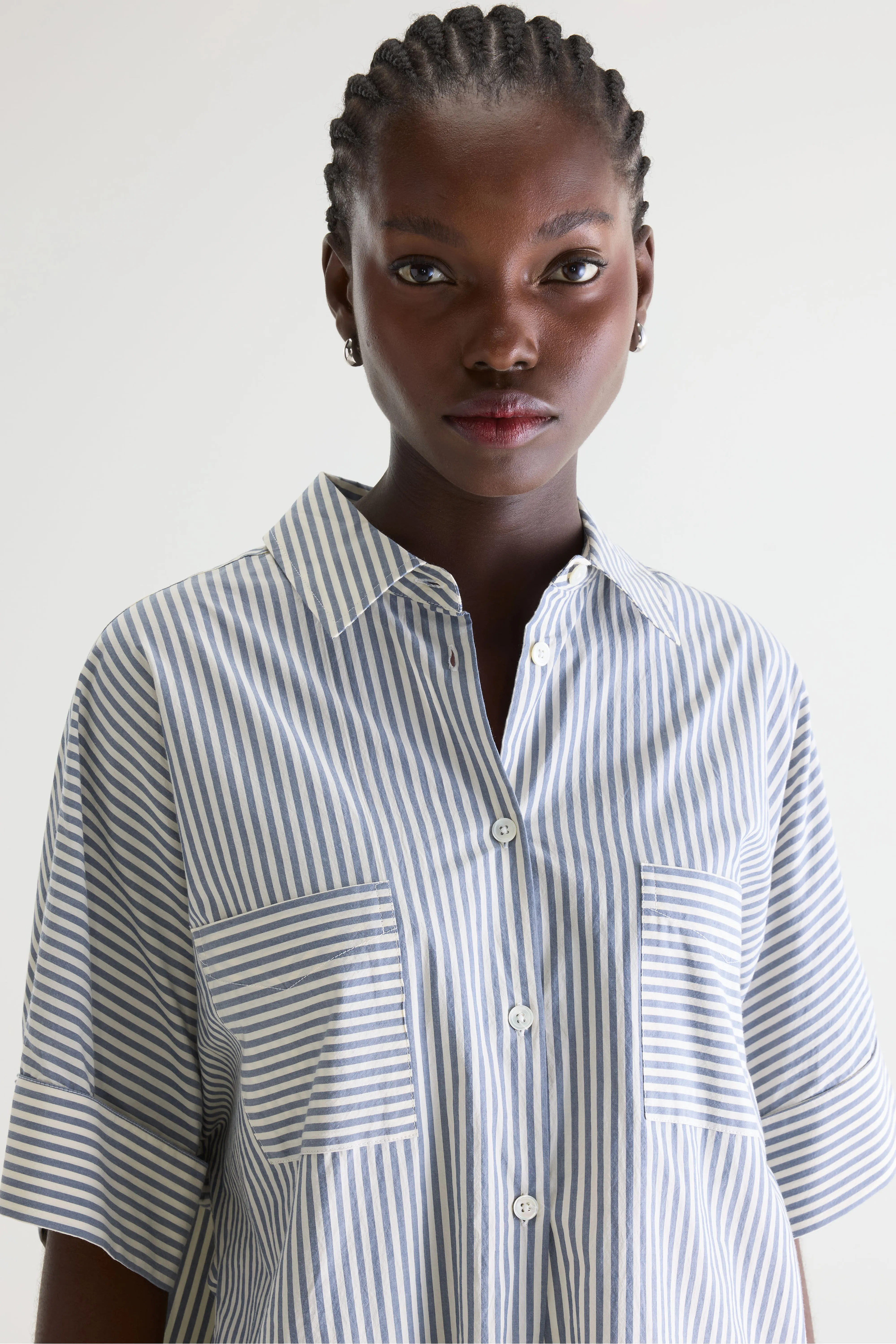 Bellerose Jay short-sleeve shirt (261 / W / STRIPE B)