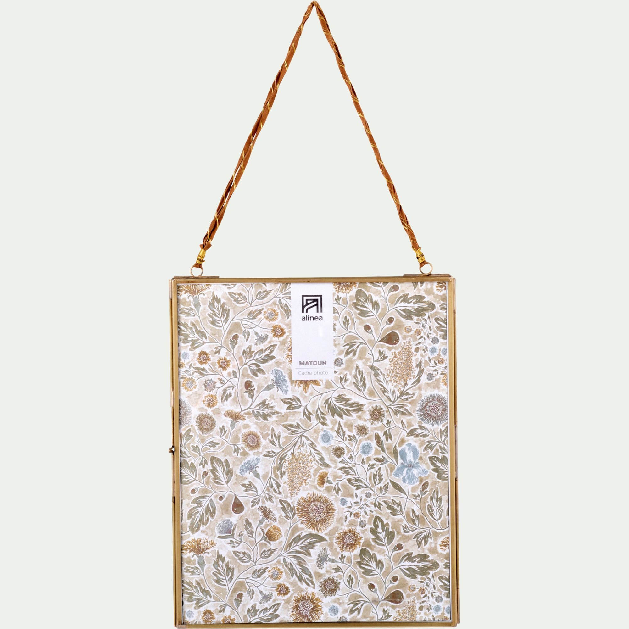 MATOUN - Cadre rectangulaire en laiton 20x25cm - doré