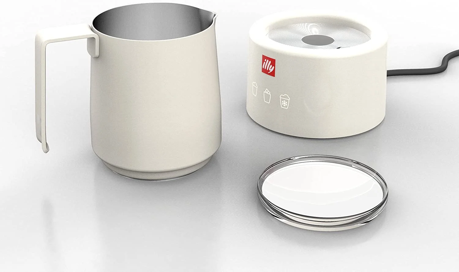 illy Electric Milk Frother- Black & Stainless Steel - Image 10