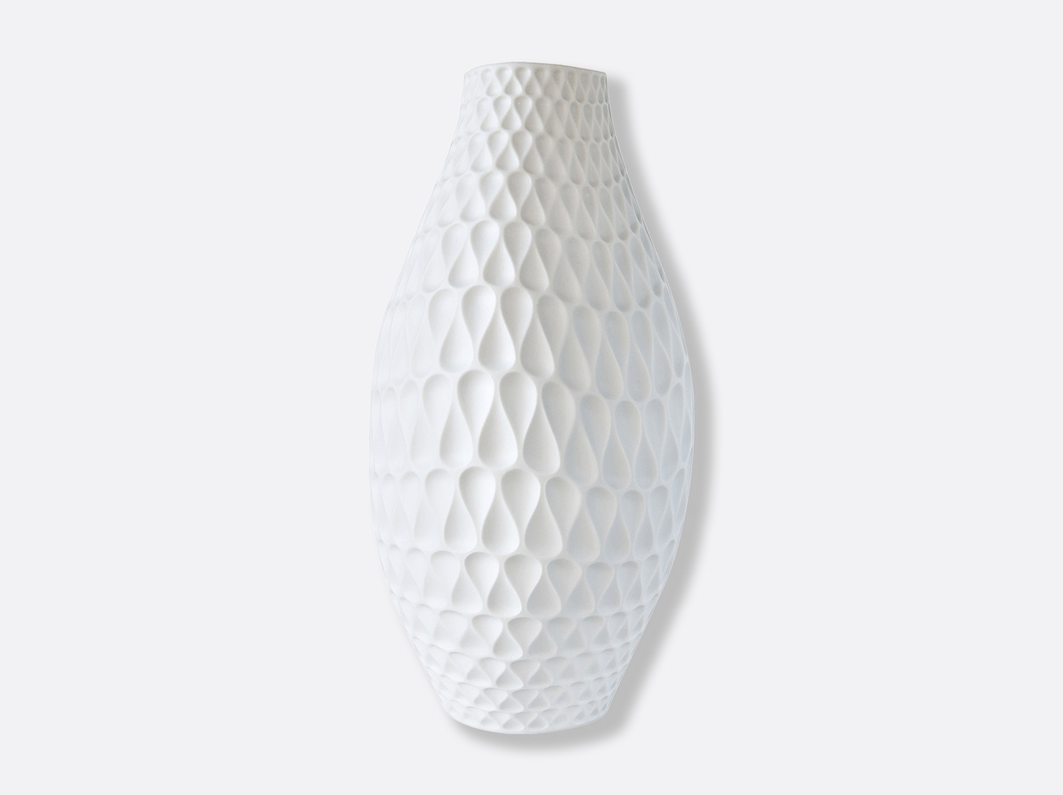 Vase organique en biscuit H. 30 cm