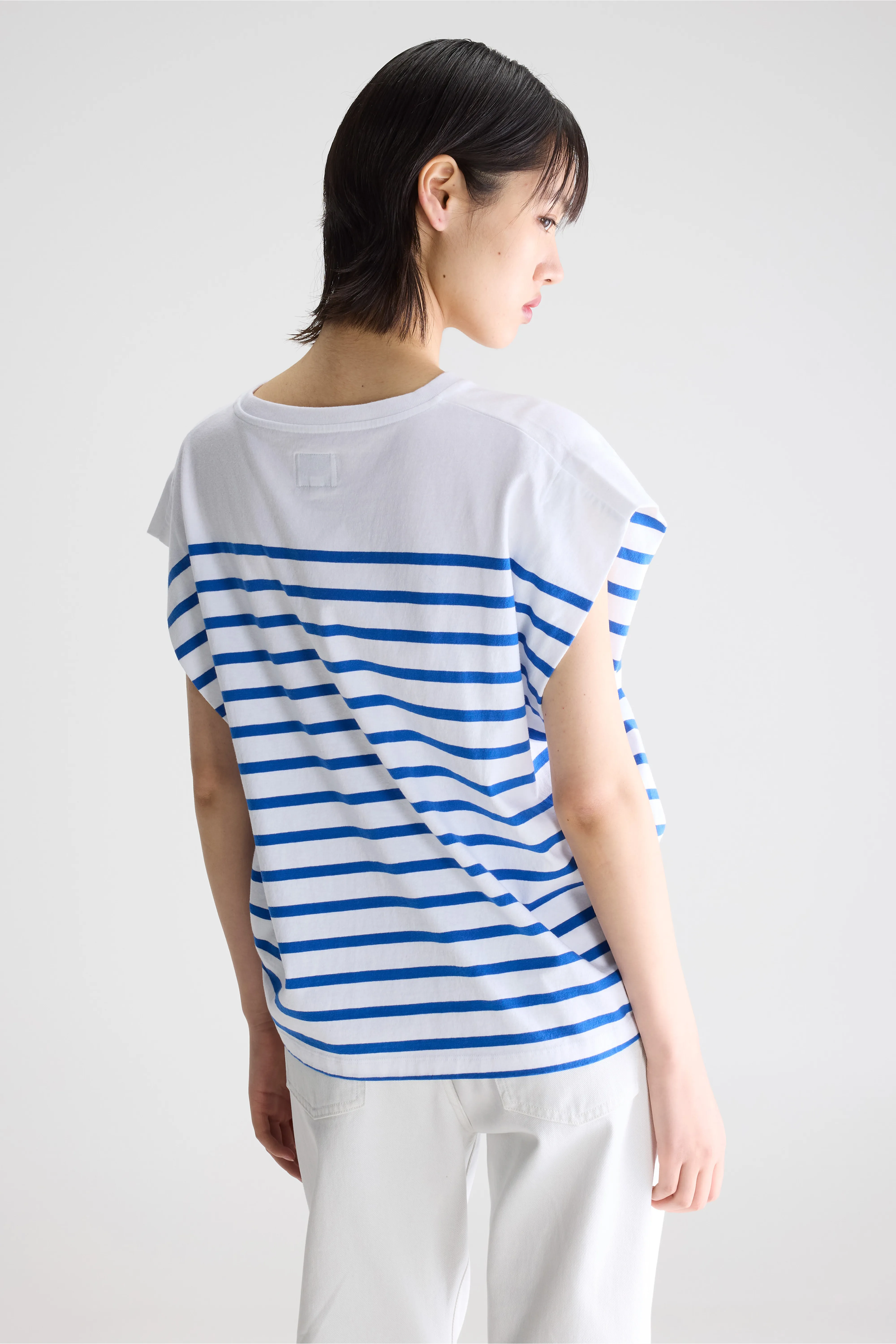 Bellerose Vice sleeveless t-shirt (261 / W / STRIPE A)