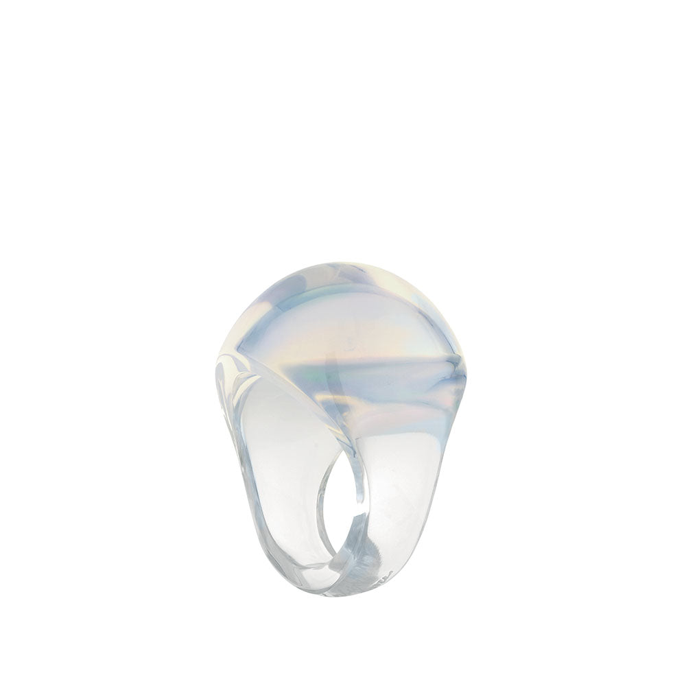 BAGUE CABOCHON - CRISTAL OPALE