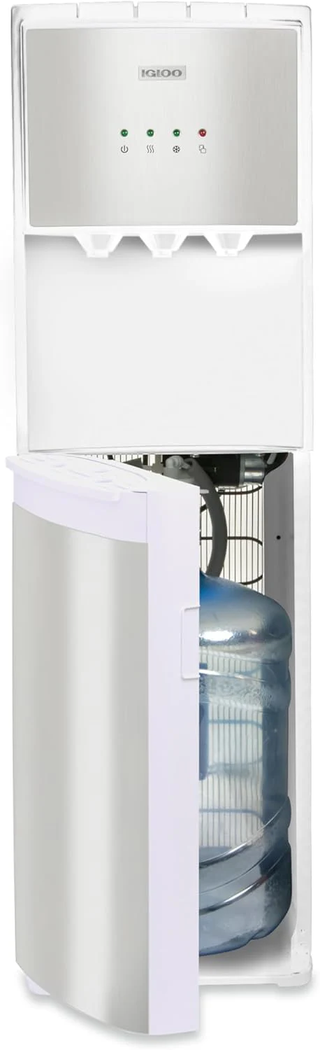Igloo Bottom Loading Water Cooler Hot Cold Room Temperature Dispenser Stainless Steel