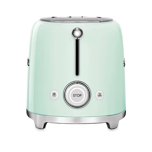 Toaster 2 tranches vert d'eau 950 W TSF01PGEU Smeg