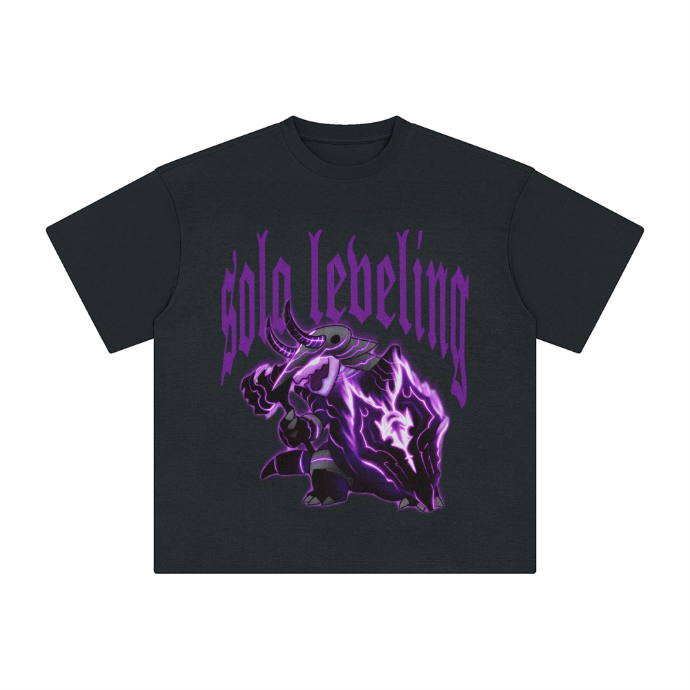 Unisex Anime Inspired Washed  Vintage T-Shirt