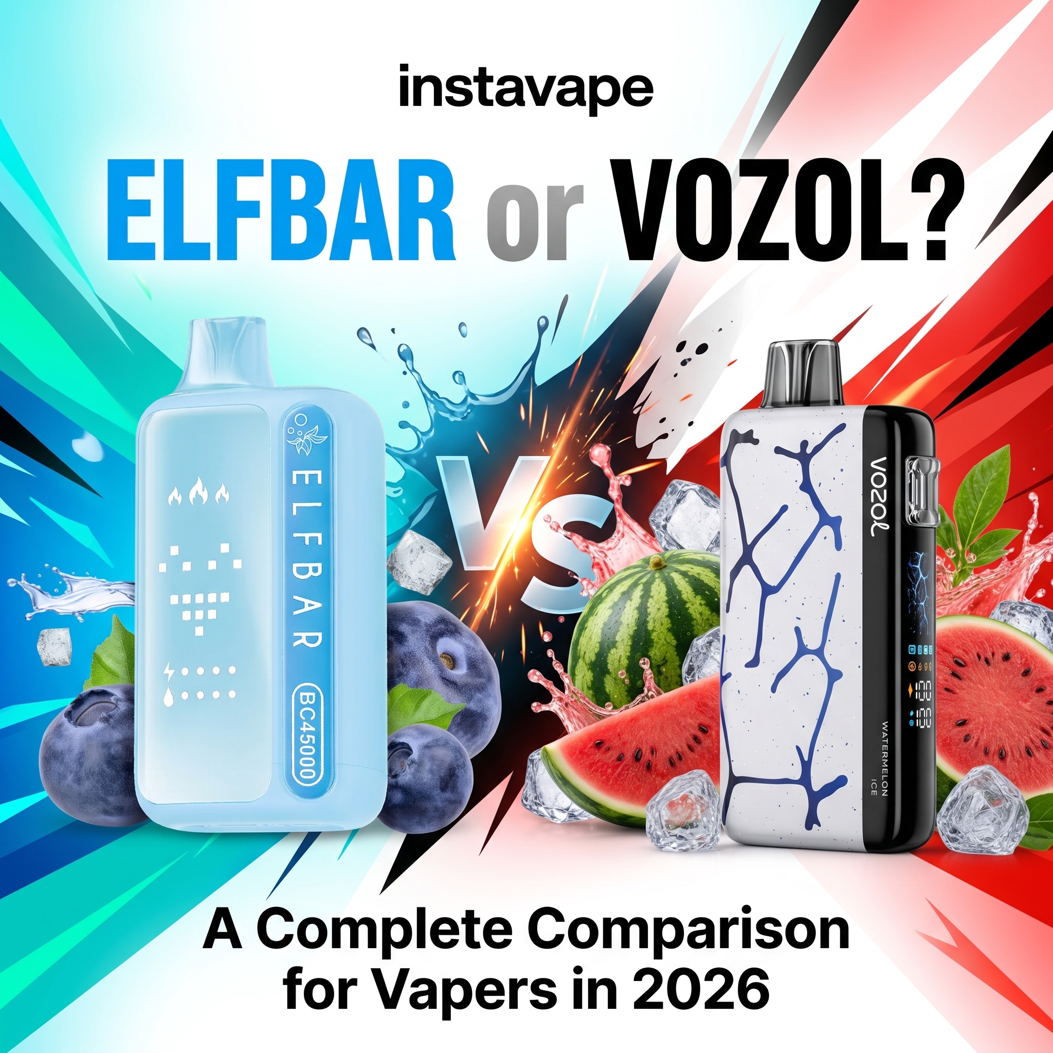 ELFBAR ou VOZOL ? Comparatif complet pour les vapoteurs en 2026