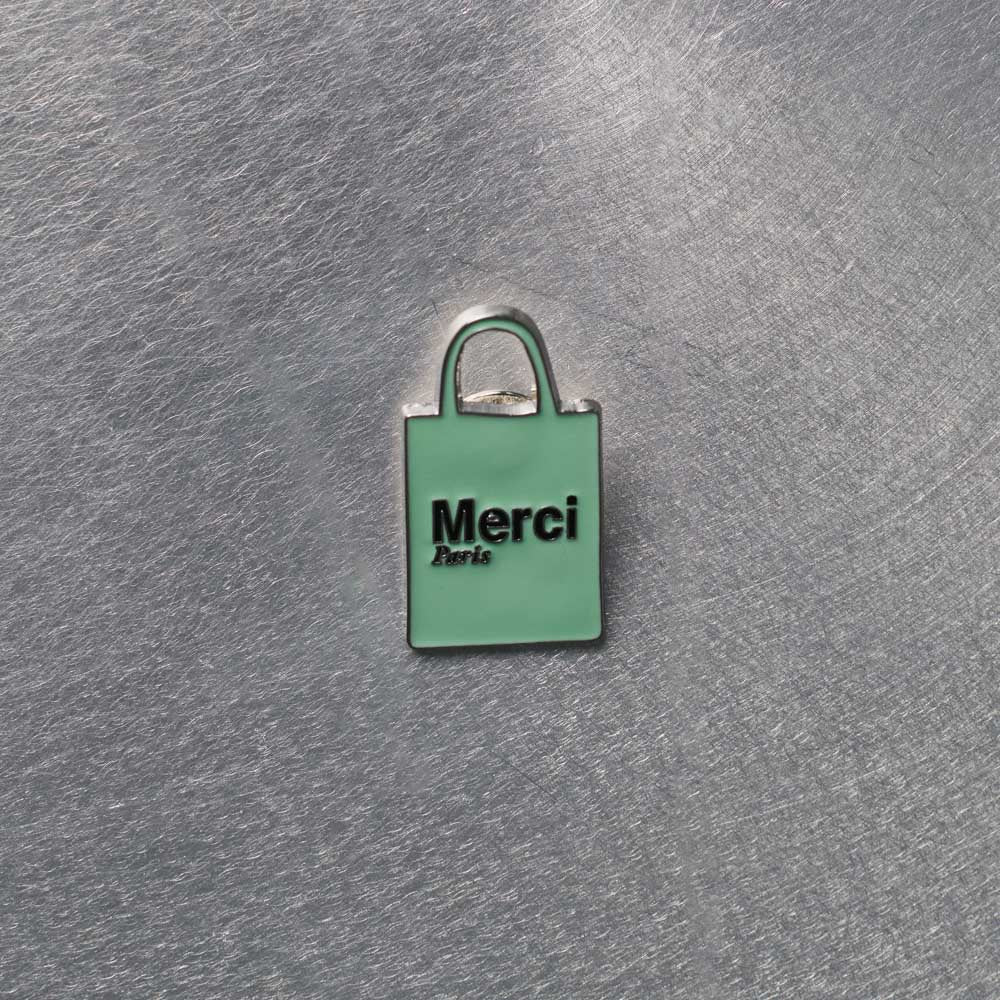 Pin's Merci - Tote bag Vert