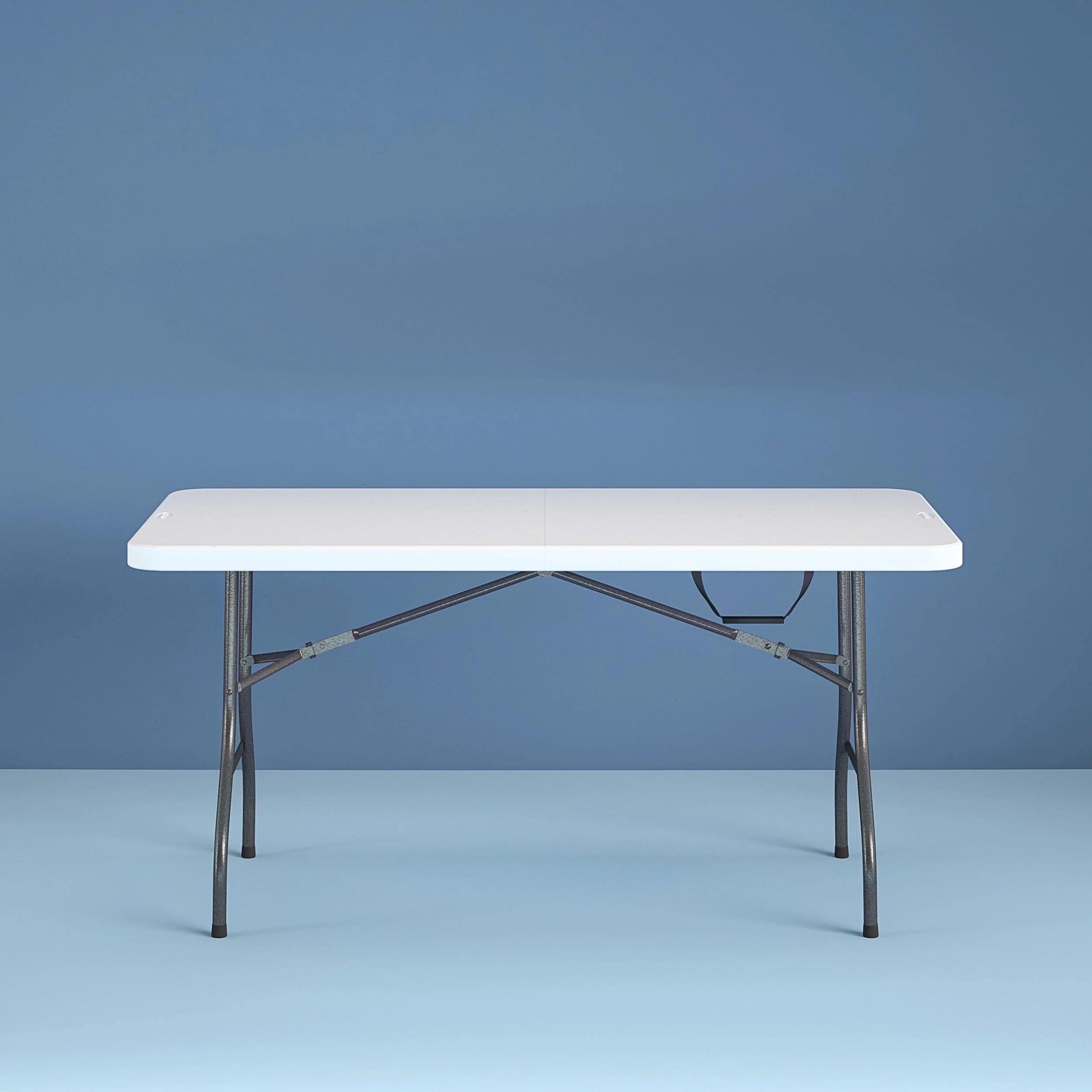 Cosco 6 Foot Folding Table In White Speckle - Image 5