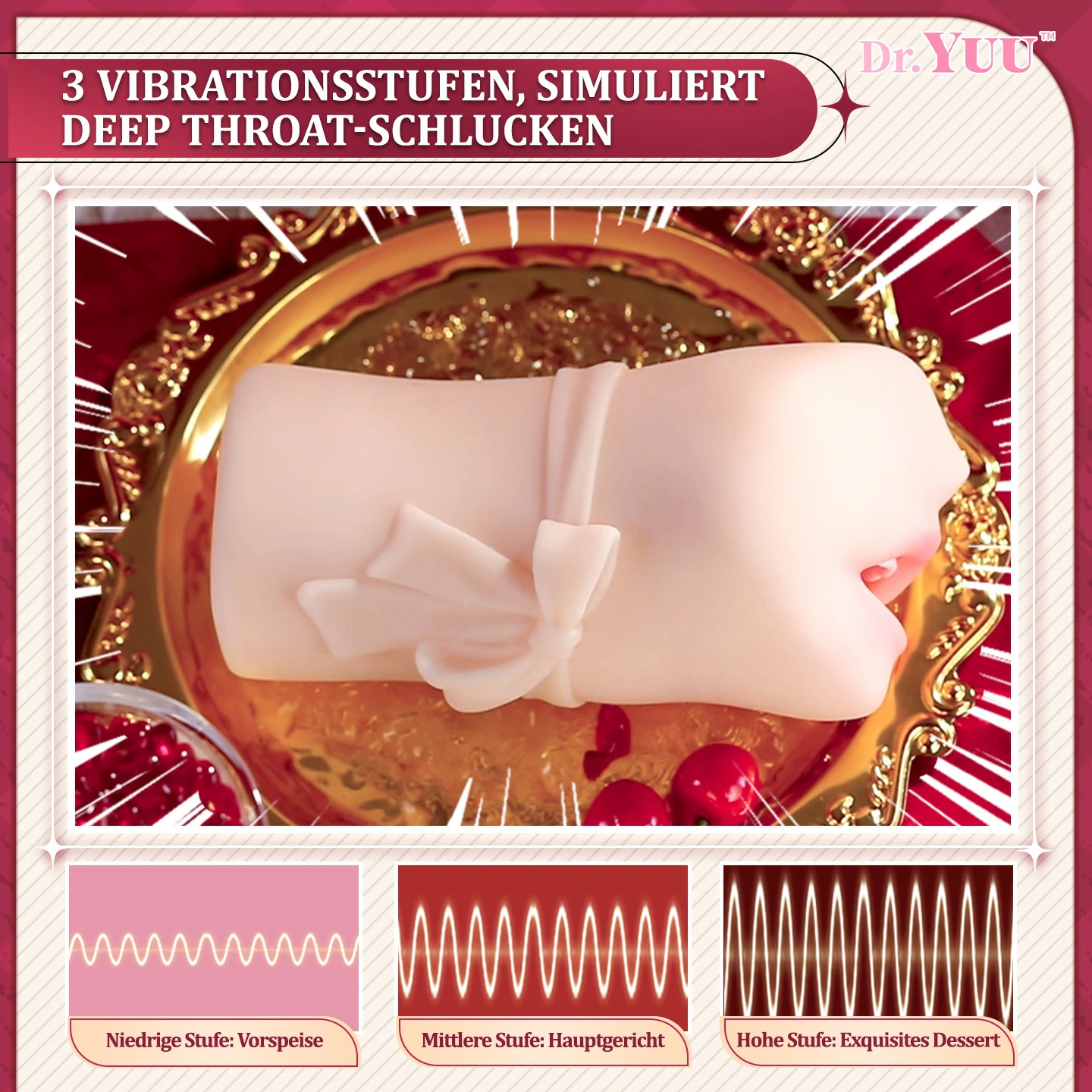 Dr.YUU Mundmasturbator 2.0 mit Graphen-Heizung und Deep-Throat Saugfunktion – Bild 6