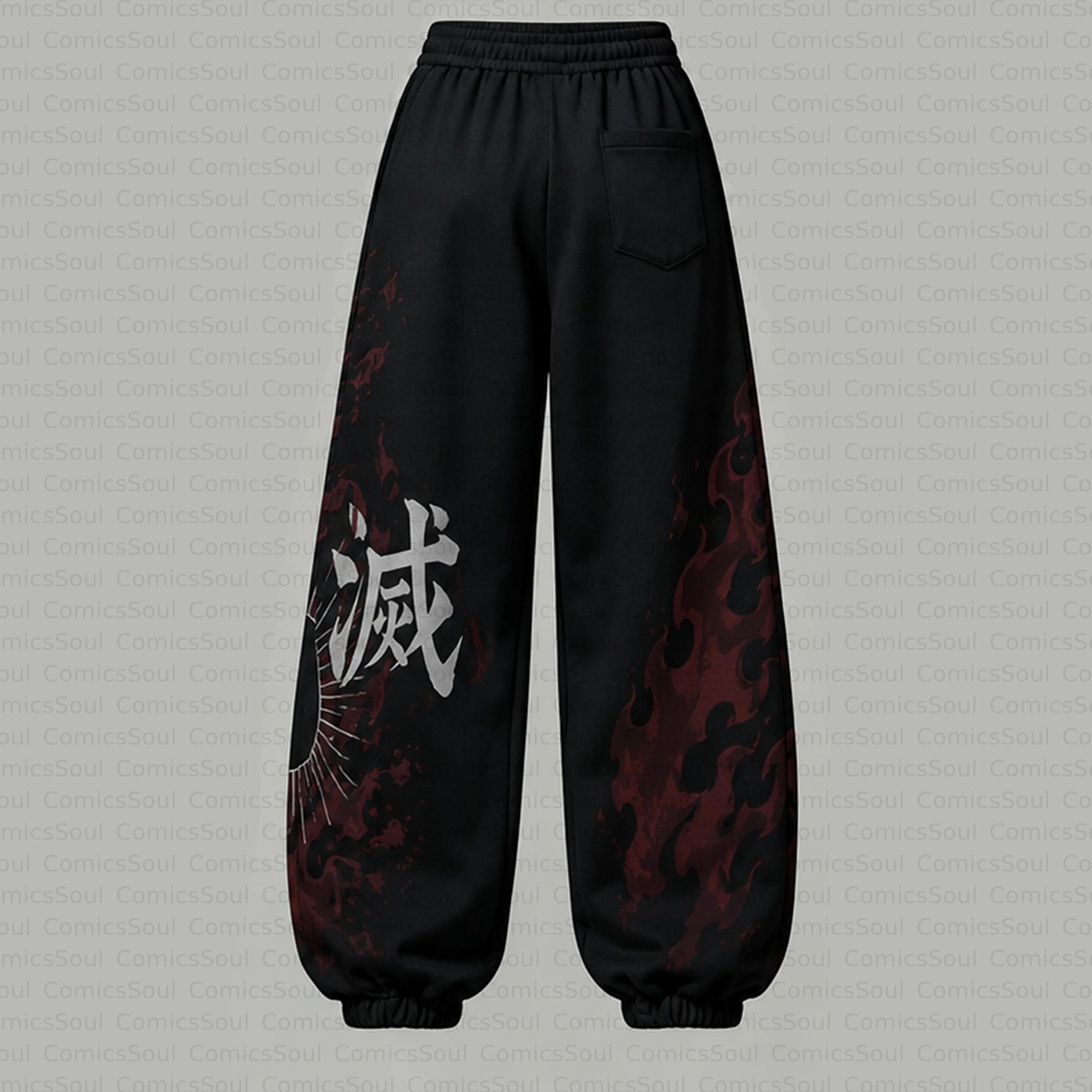Demon Slayer Cropped Long Sleeve Hoodie & High Waist Jogger Pants Two Piece TeeThreads Sustain the Scene with Custom Apparel