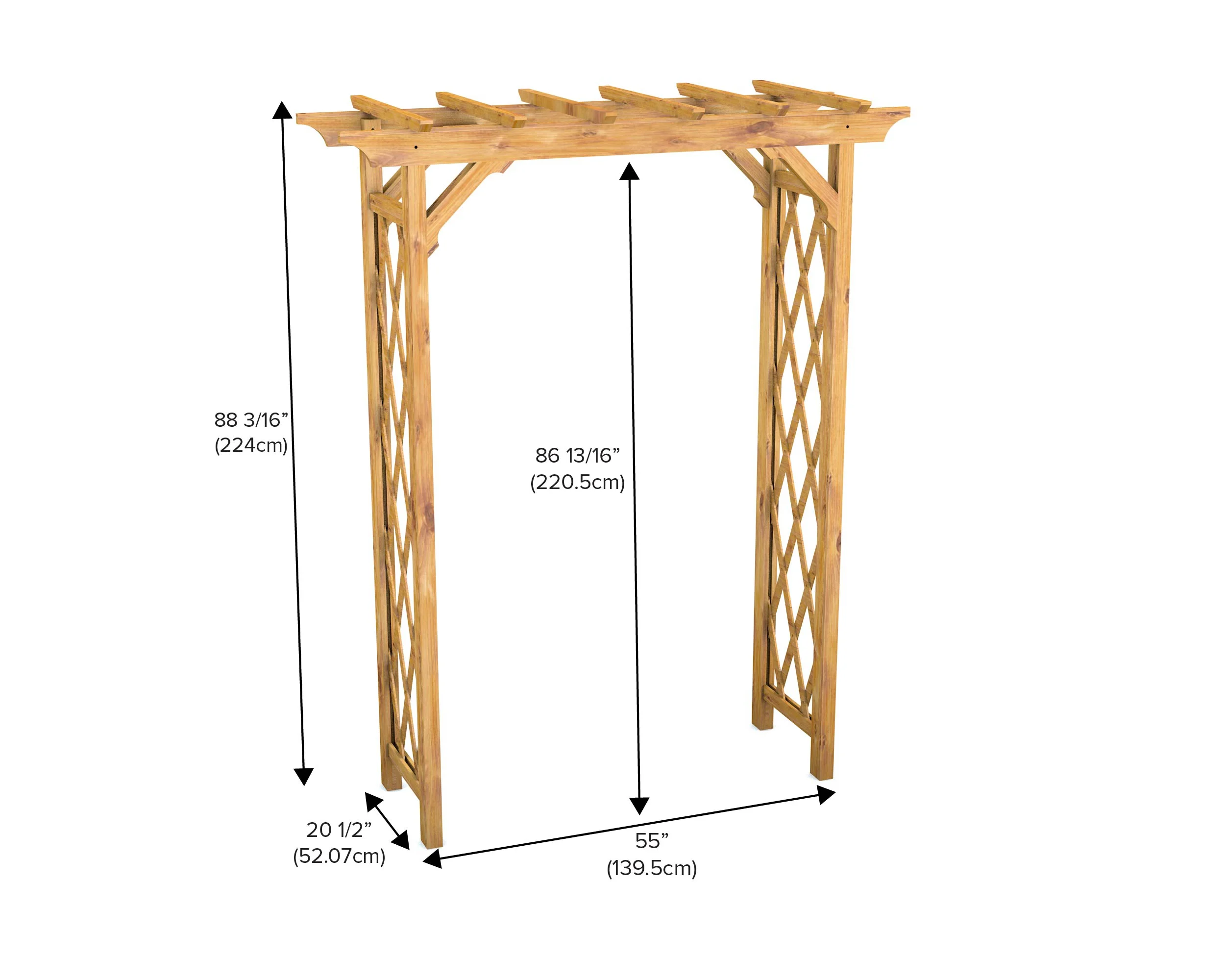 Vita 55 in x 88 in Heartwood Arbor, Cedar, Golden, Brown, VA68897 - Image 2