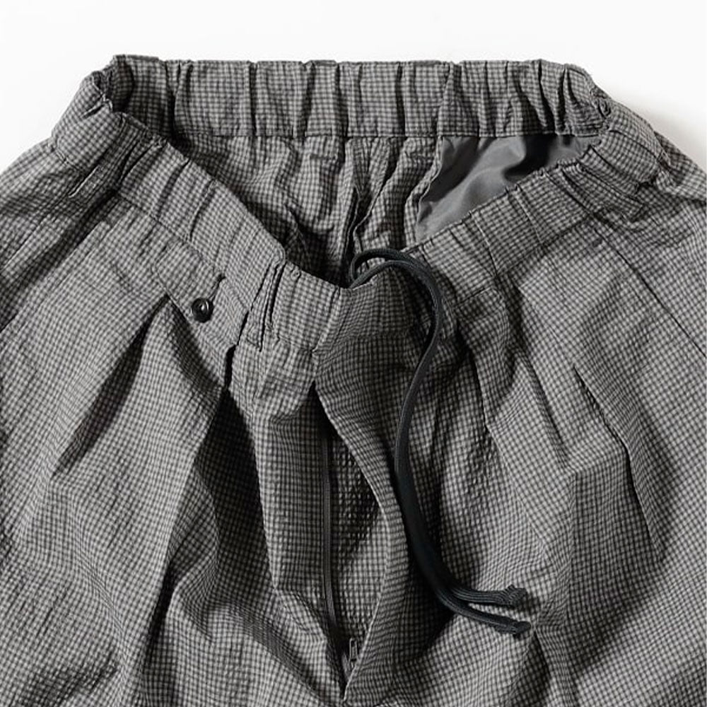 Beams Plus - Pantalon 2 Pleats Gaufré - Gris