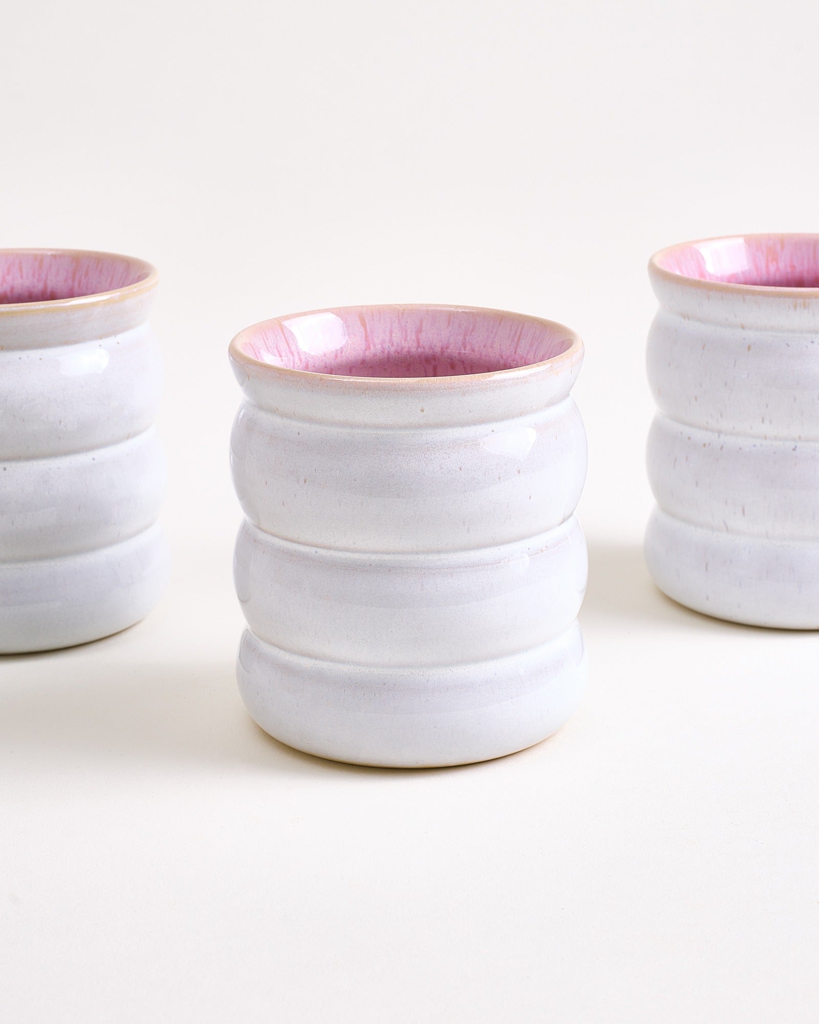Areia Becher groß bubble rosé 6er-Set