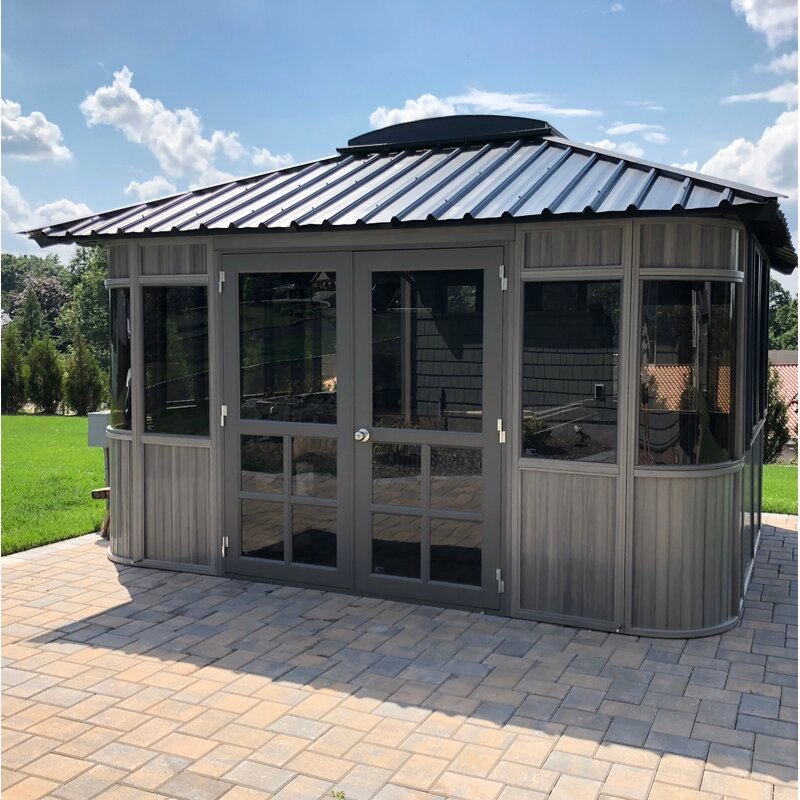 WAYFAIR Colorado 13.5 Ft. W X 11.5 Ft. D Aluminum Patio Gazebo Gazebo