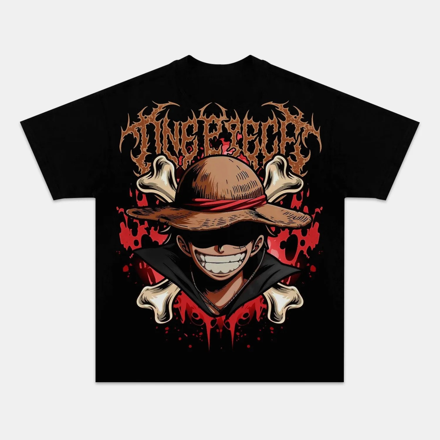 Unisex Anime Inspired Vintage T-Shirt丨Comicssoul
