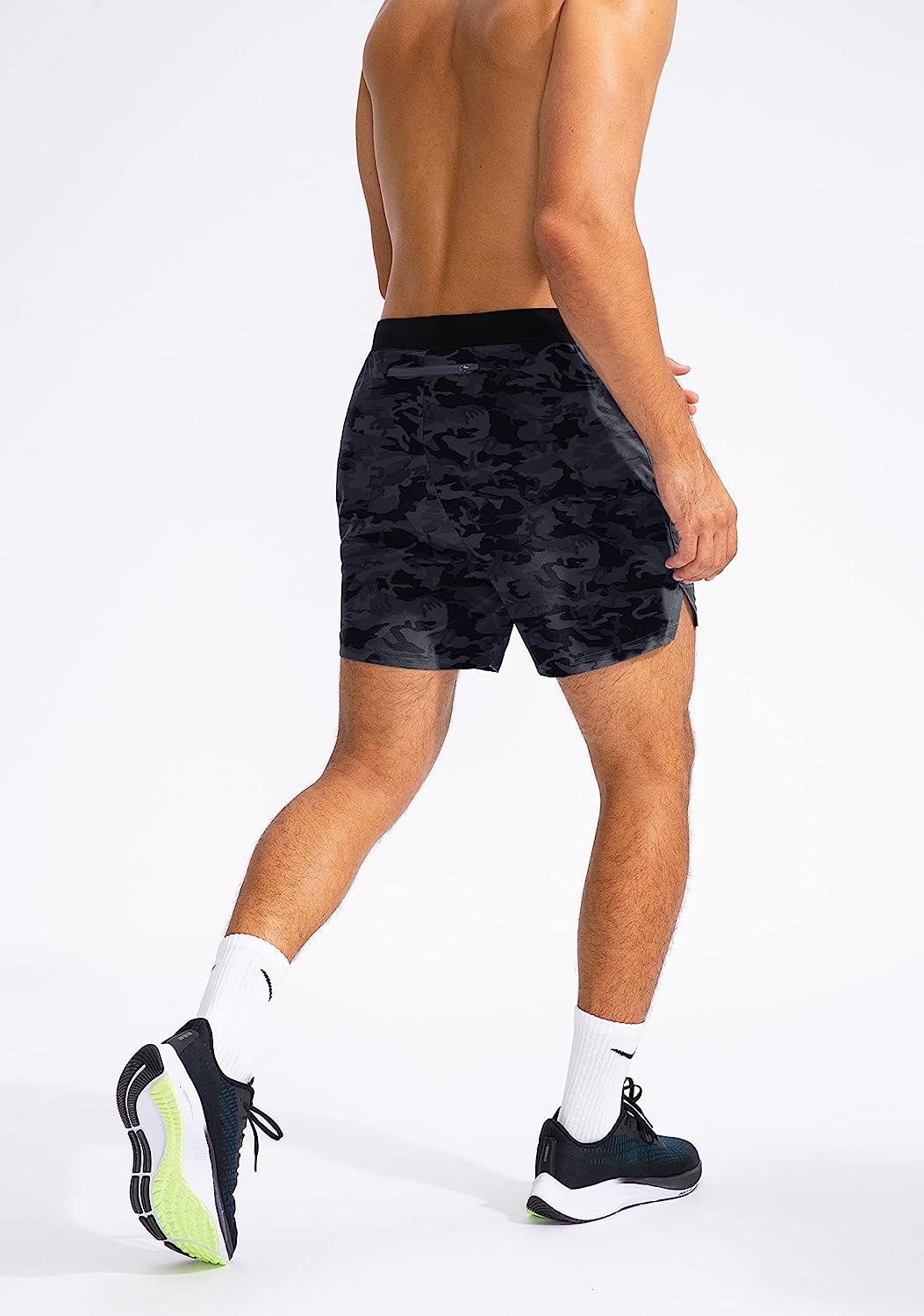 Men's Workout Running Shorts 5 Inch Lightweight Quick Dry Soccer Gym Athletic Shorts for Men with 3 Pockets