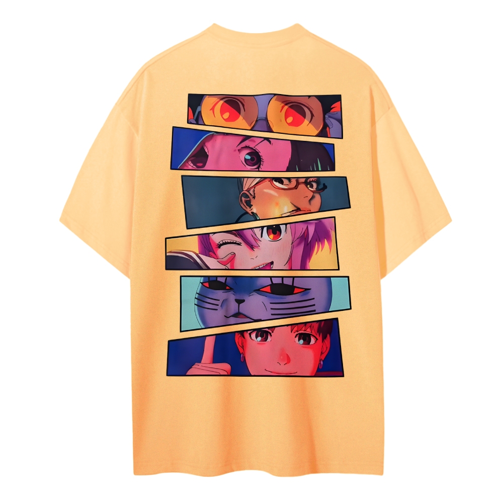 DANDADAN Cotton Unisex Round Neck Anime T-shirt TeeThreads Sustain the Scene with Custom Apparel