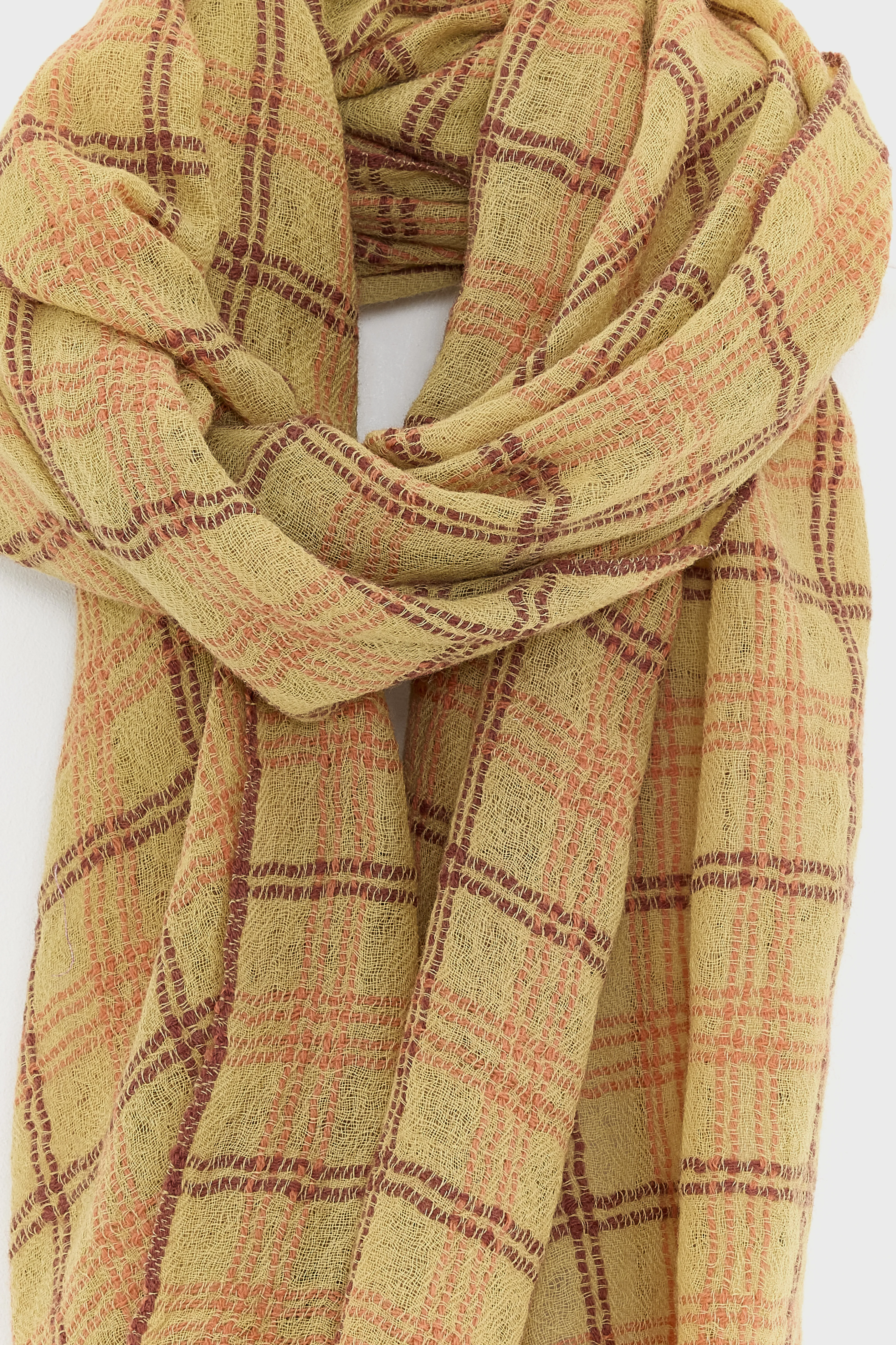 Bellerose Sovy checked scarf (261 / W / CHECK B)