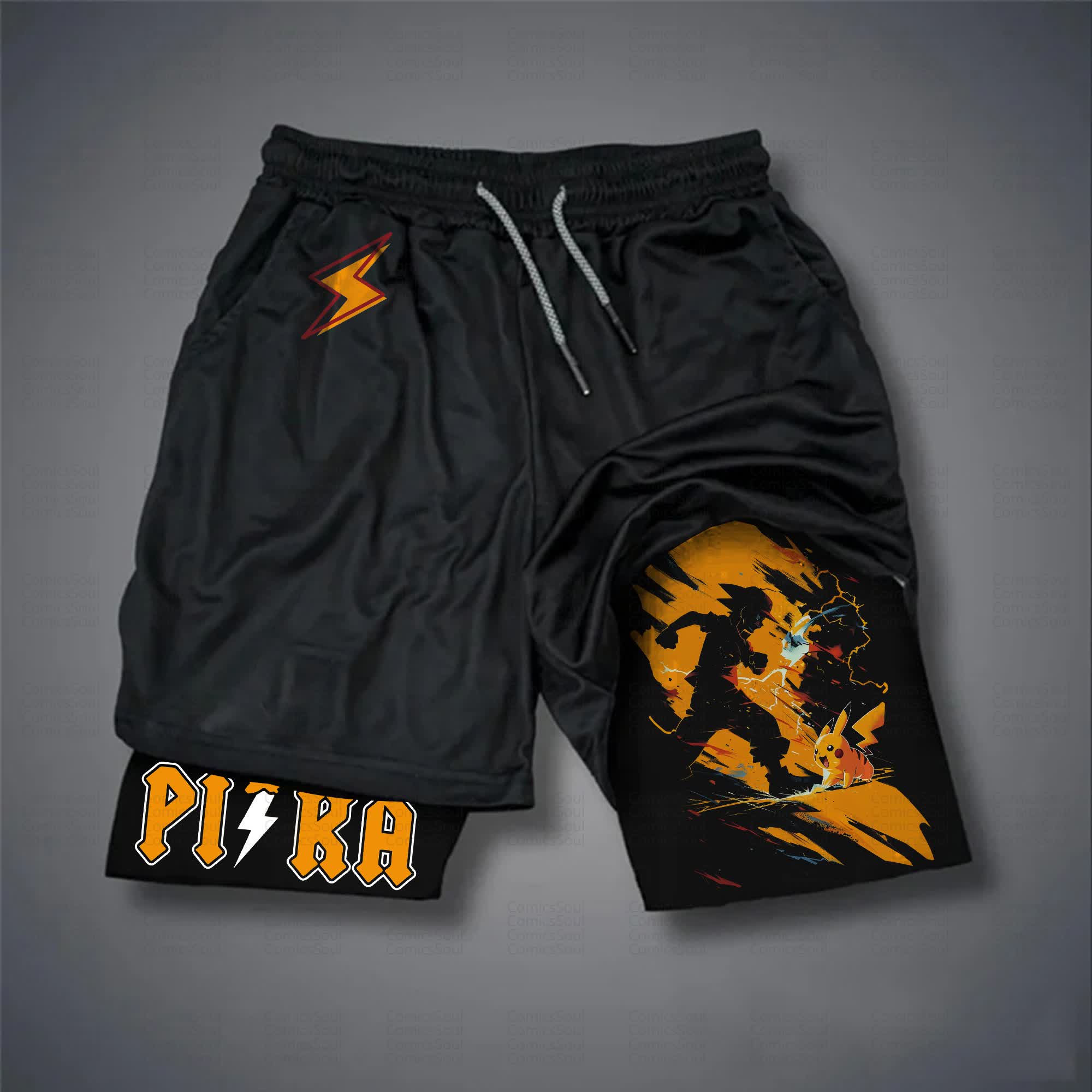 Unisex Casual Anime Streetwear Shorts 丨Comicssoul